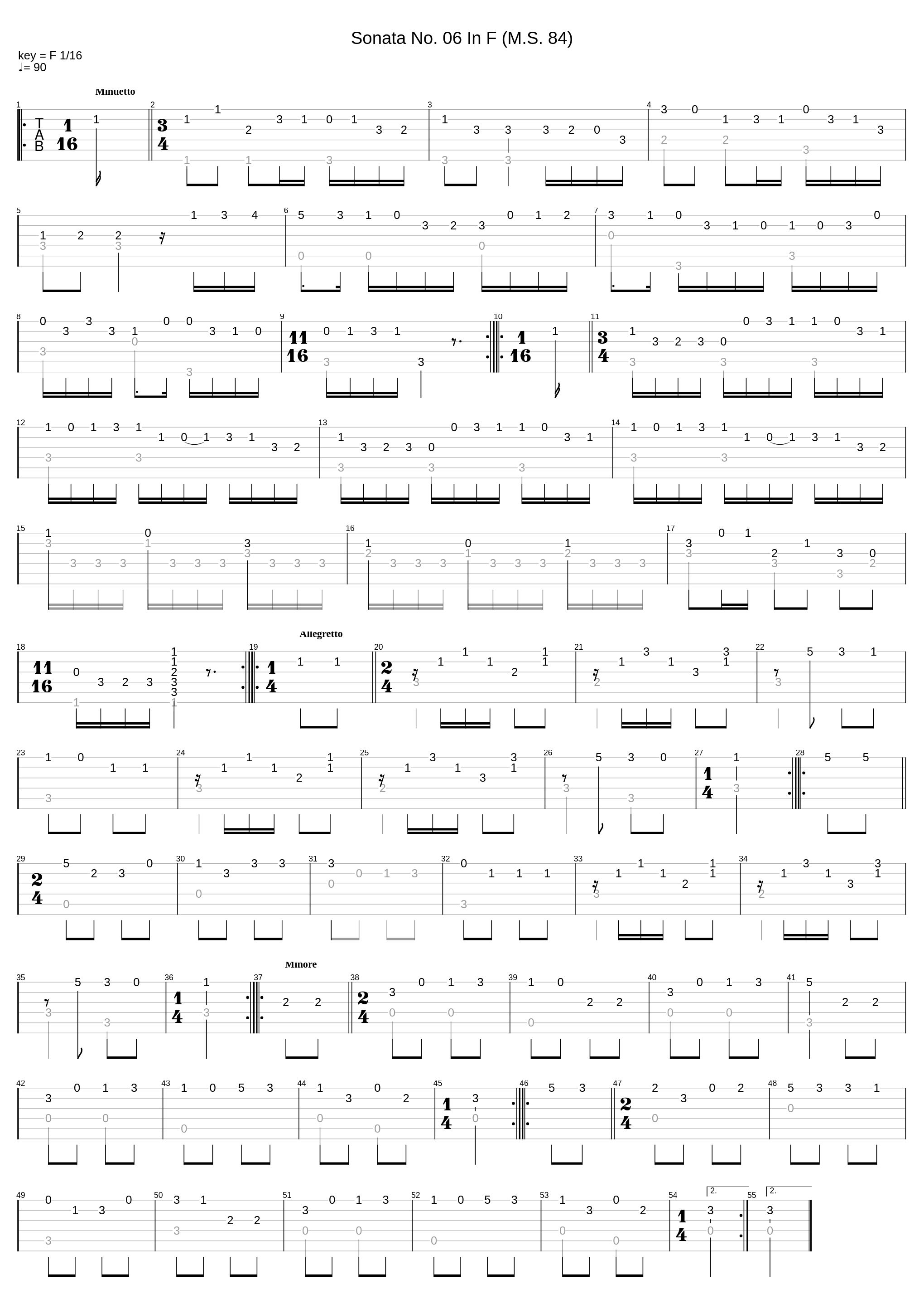 Sonata No 06 In F Ms 84_Nicolo Paganini_1