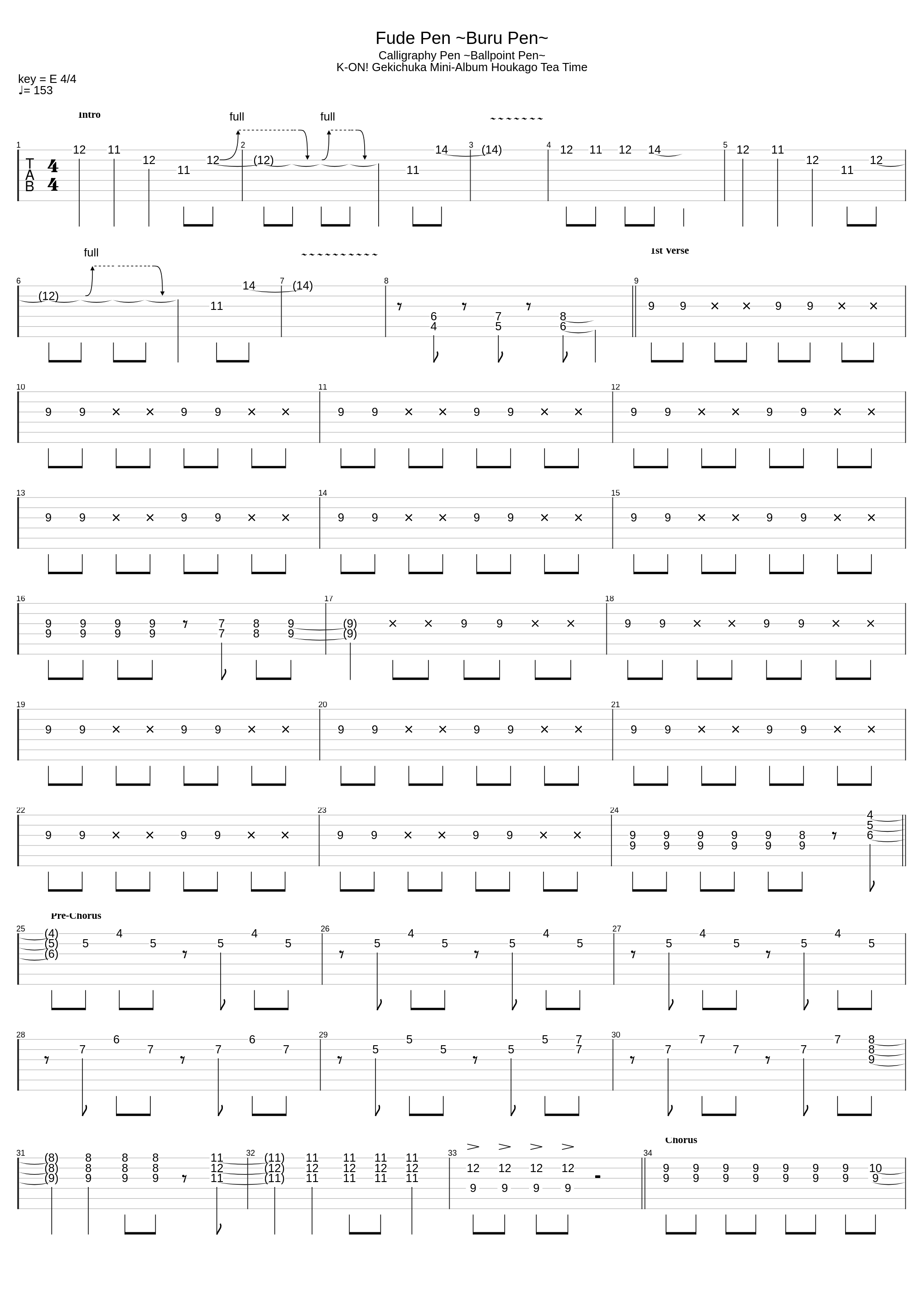 Fudepen Ball Pen_K-On!!_1