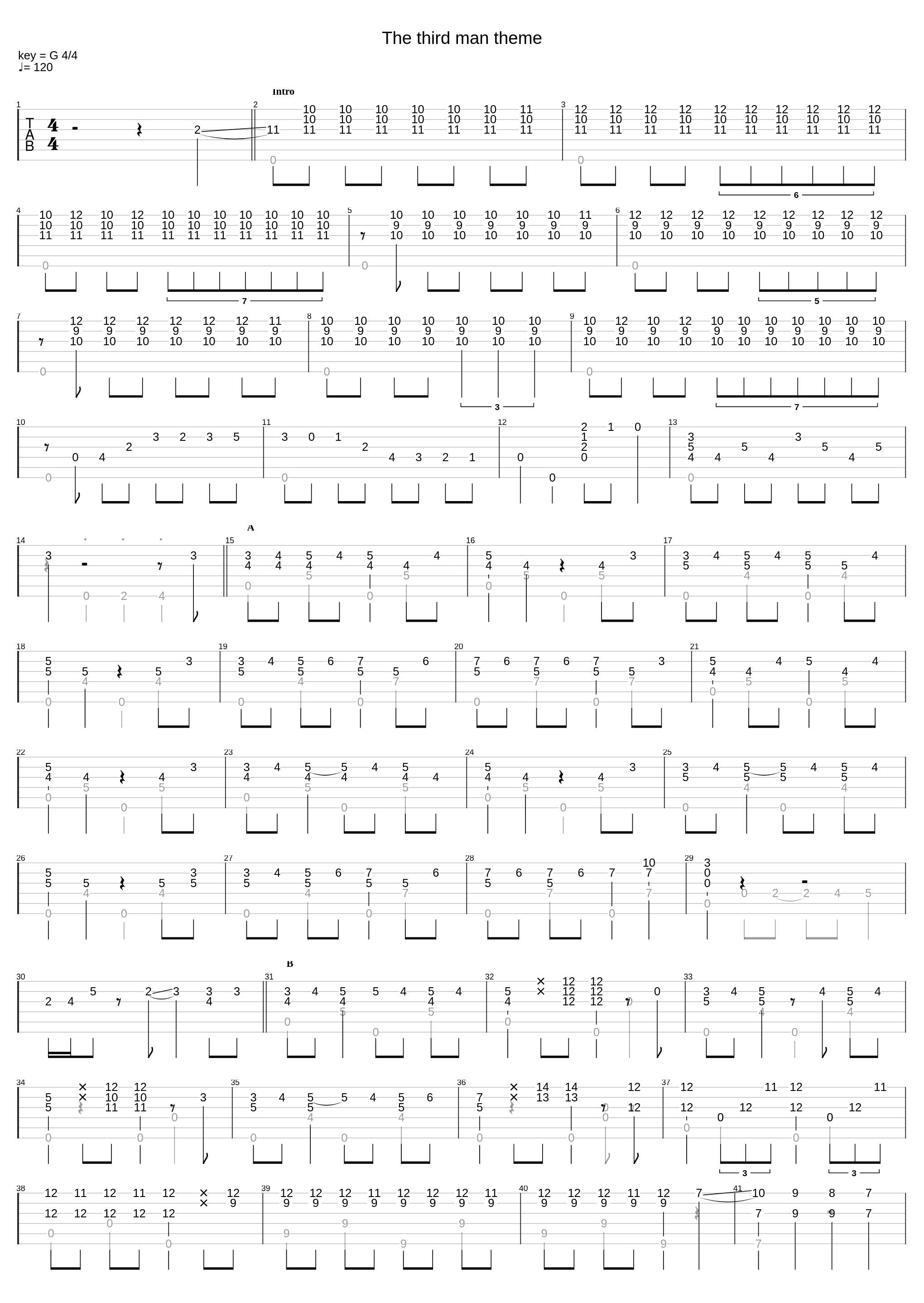 Harry Lime Theme_Kotaro Oshio_1