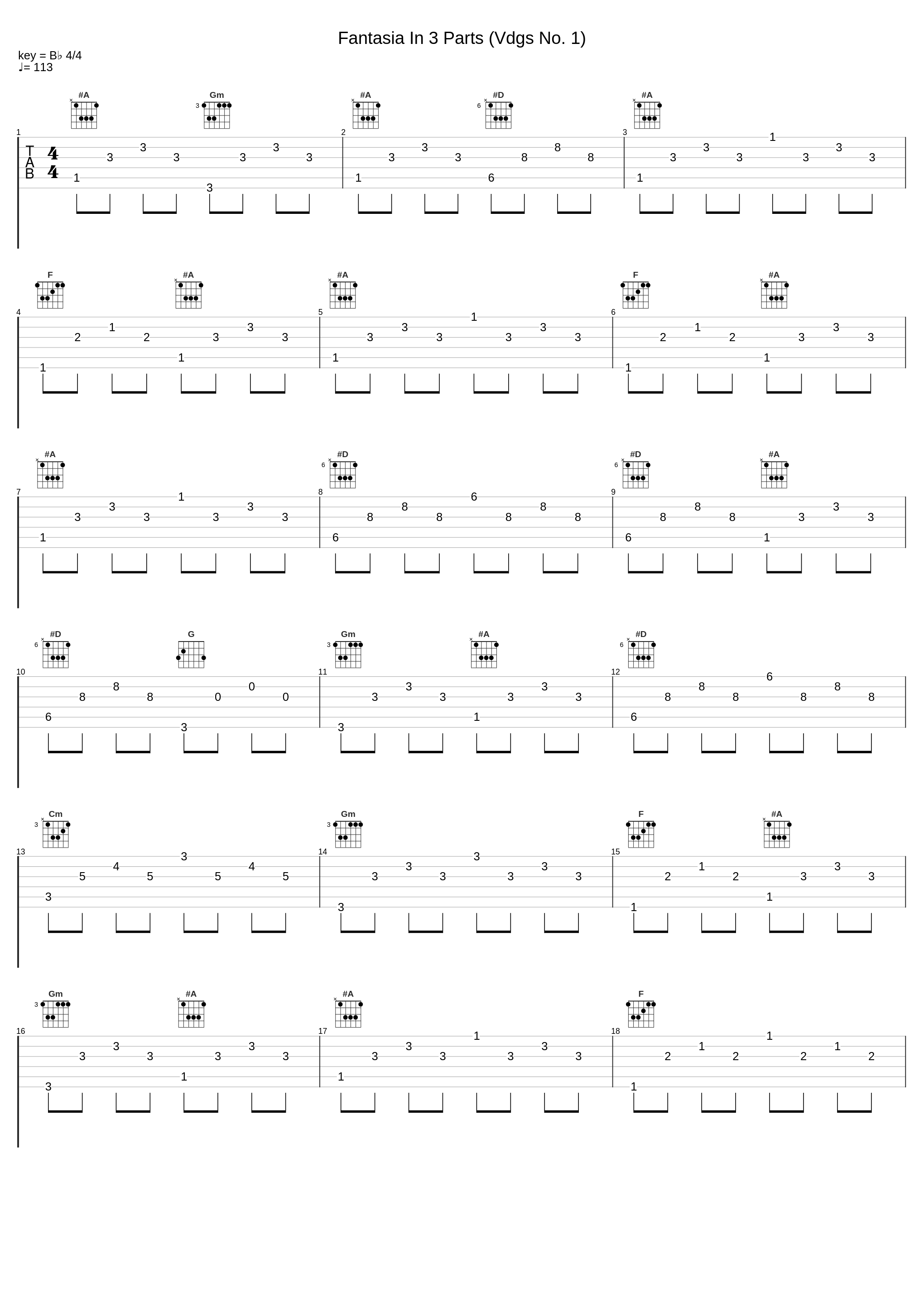 Fantasia In 3 Parts (Vdgs No. 1)_John Dowland_1