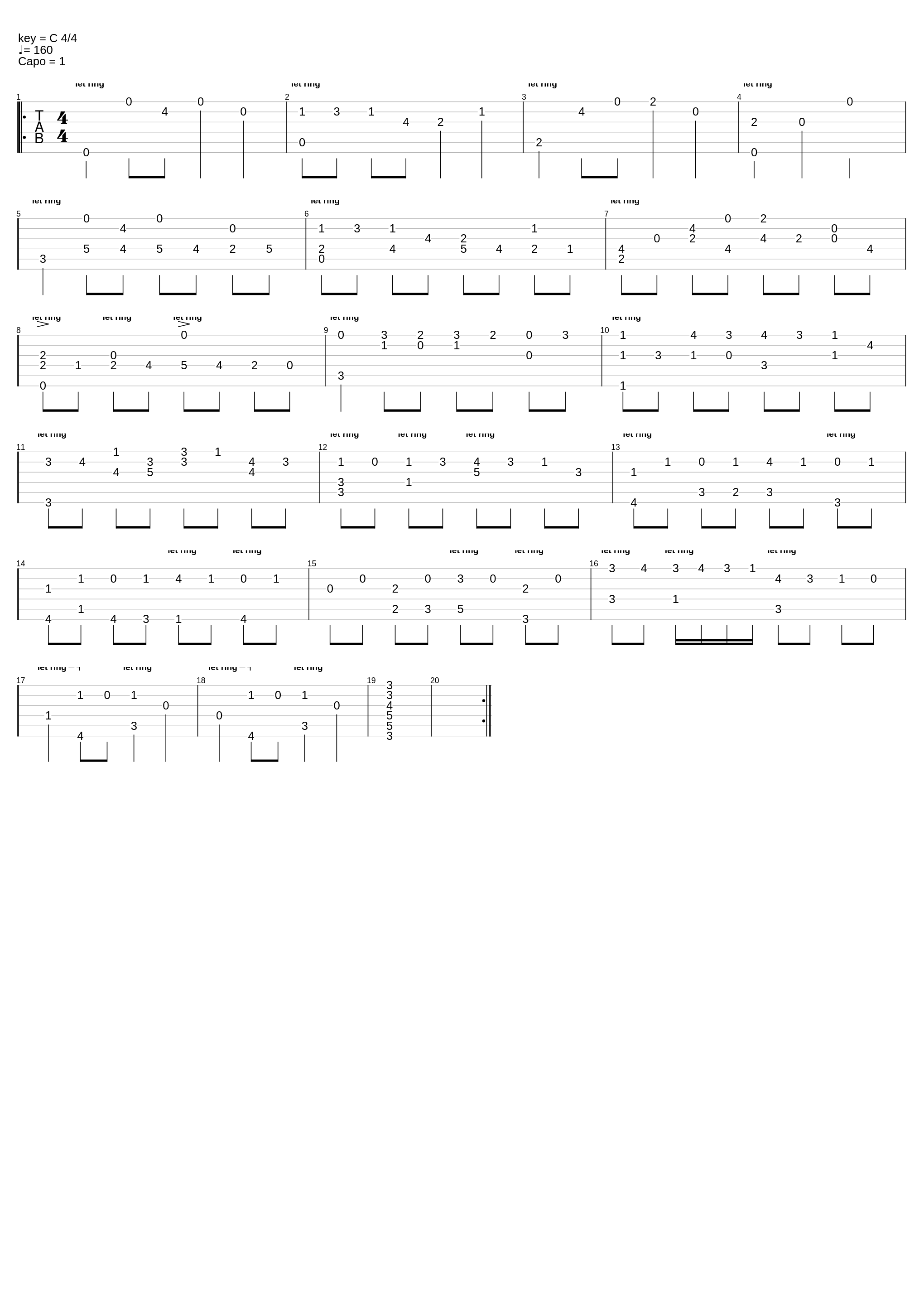 Cackletta's Theme (Guitar)_Yoko Shimomura_1