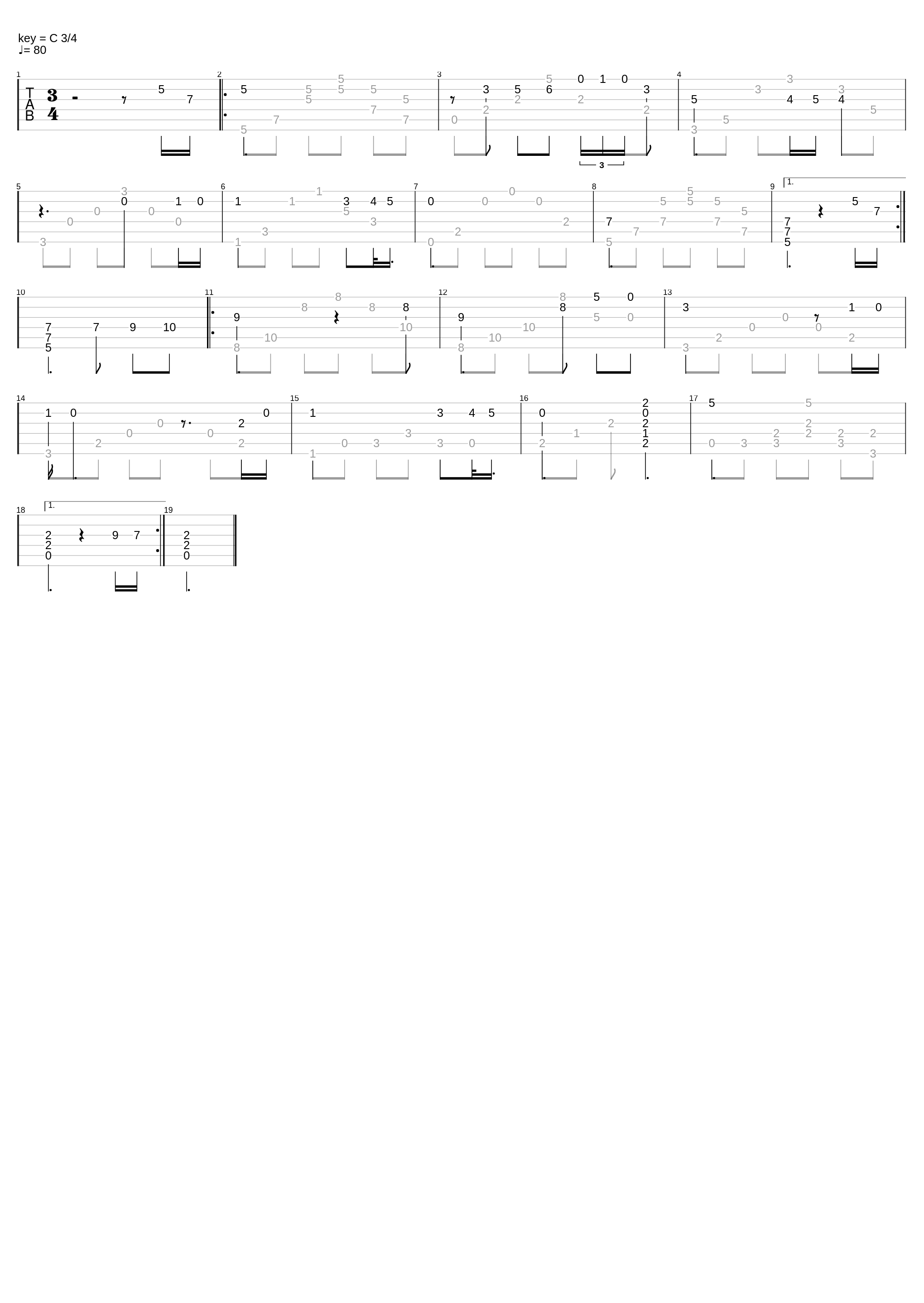 Persephone For Solo Guitar_Opeth_1