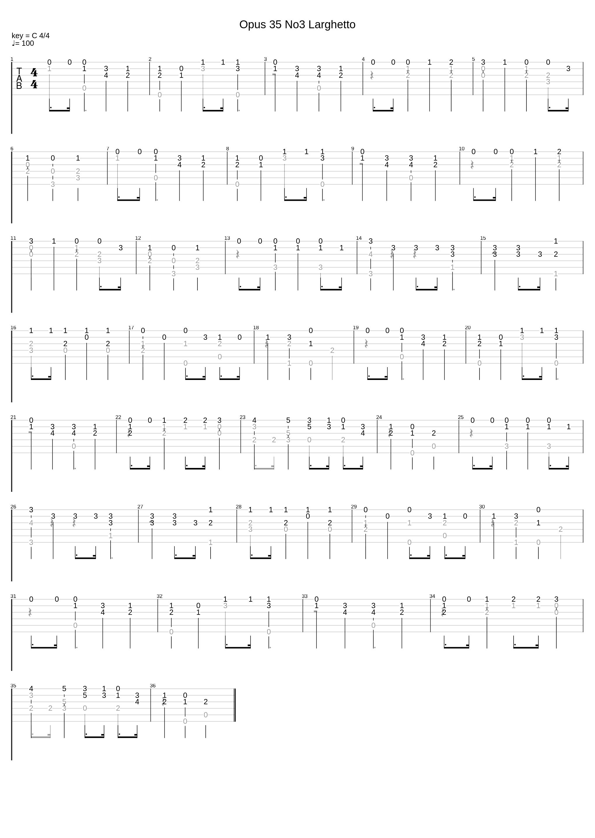 Opus 35 No3 Larghetto_Fernando Sor_1