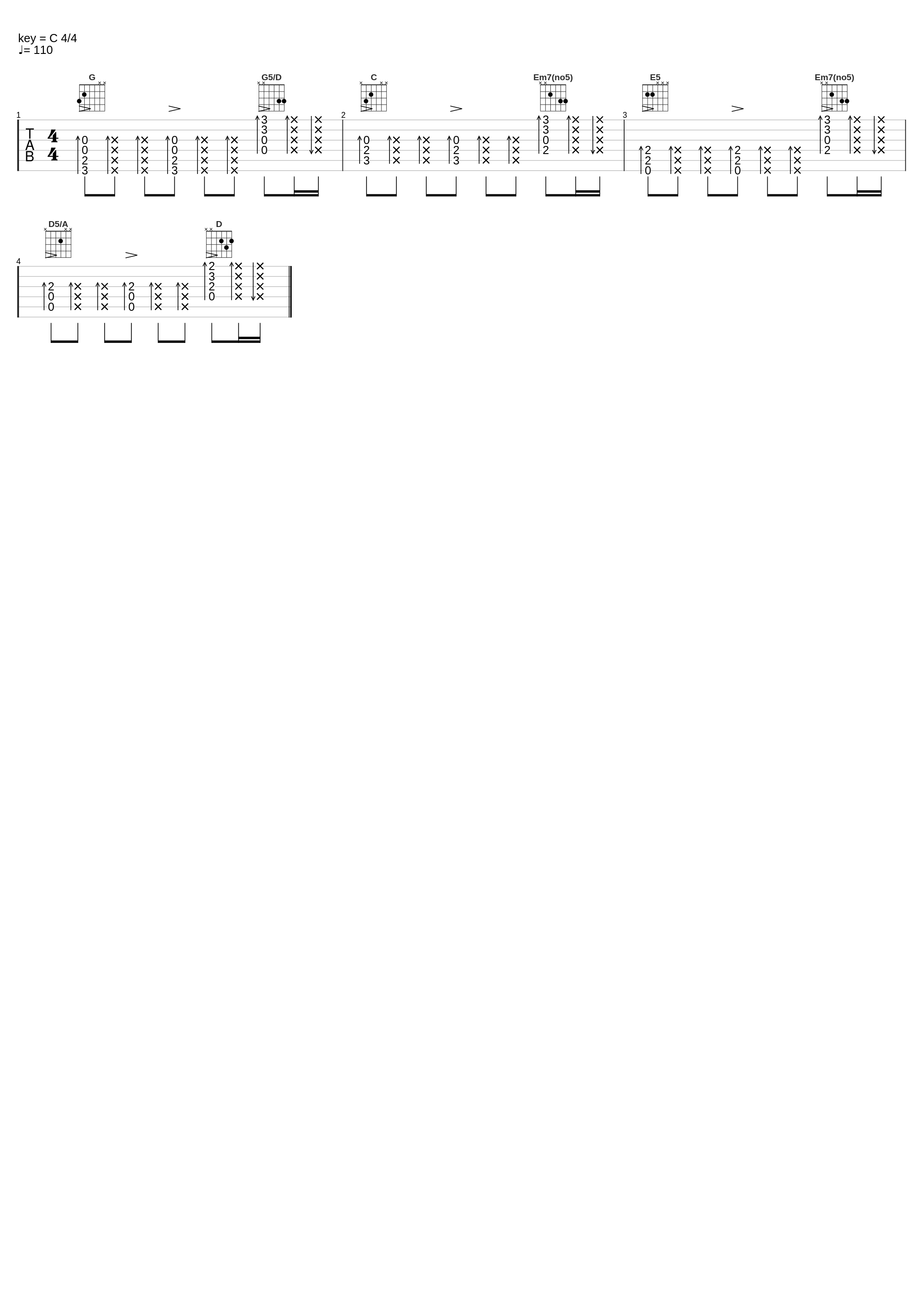 Universal Strumming #2d_Strumming Patterns_1