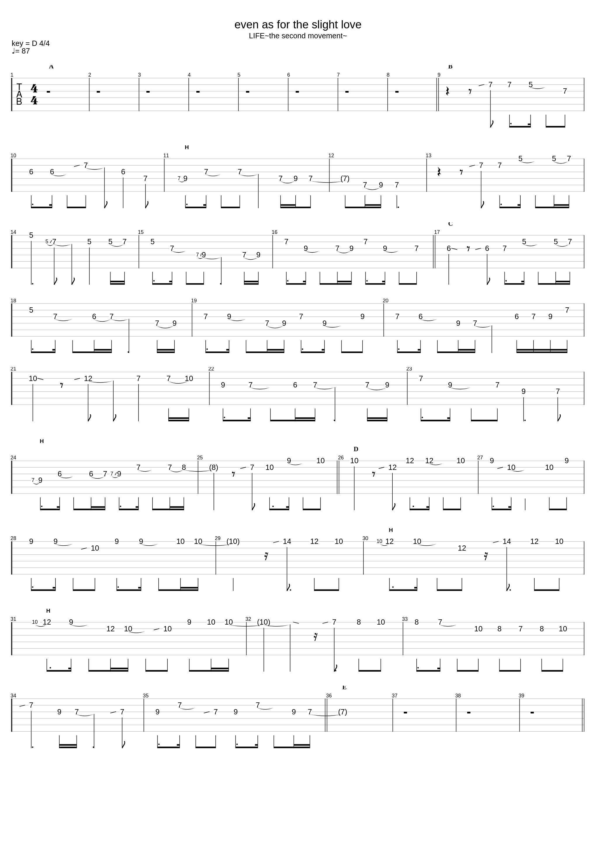 Even As For The Slight Love_You_1