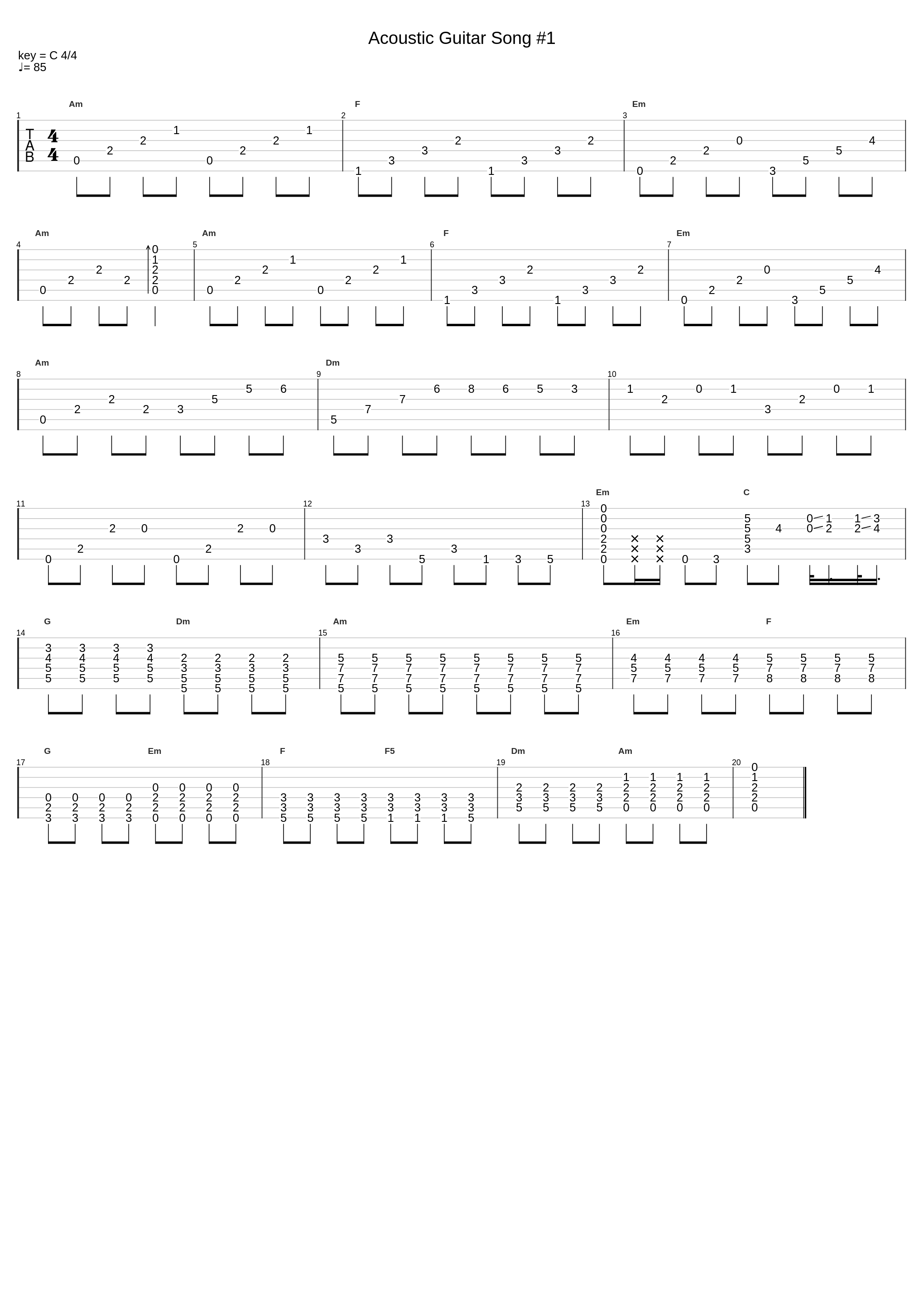 Acoustic Guitar Song #1_Mason Pearmain_1