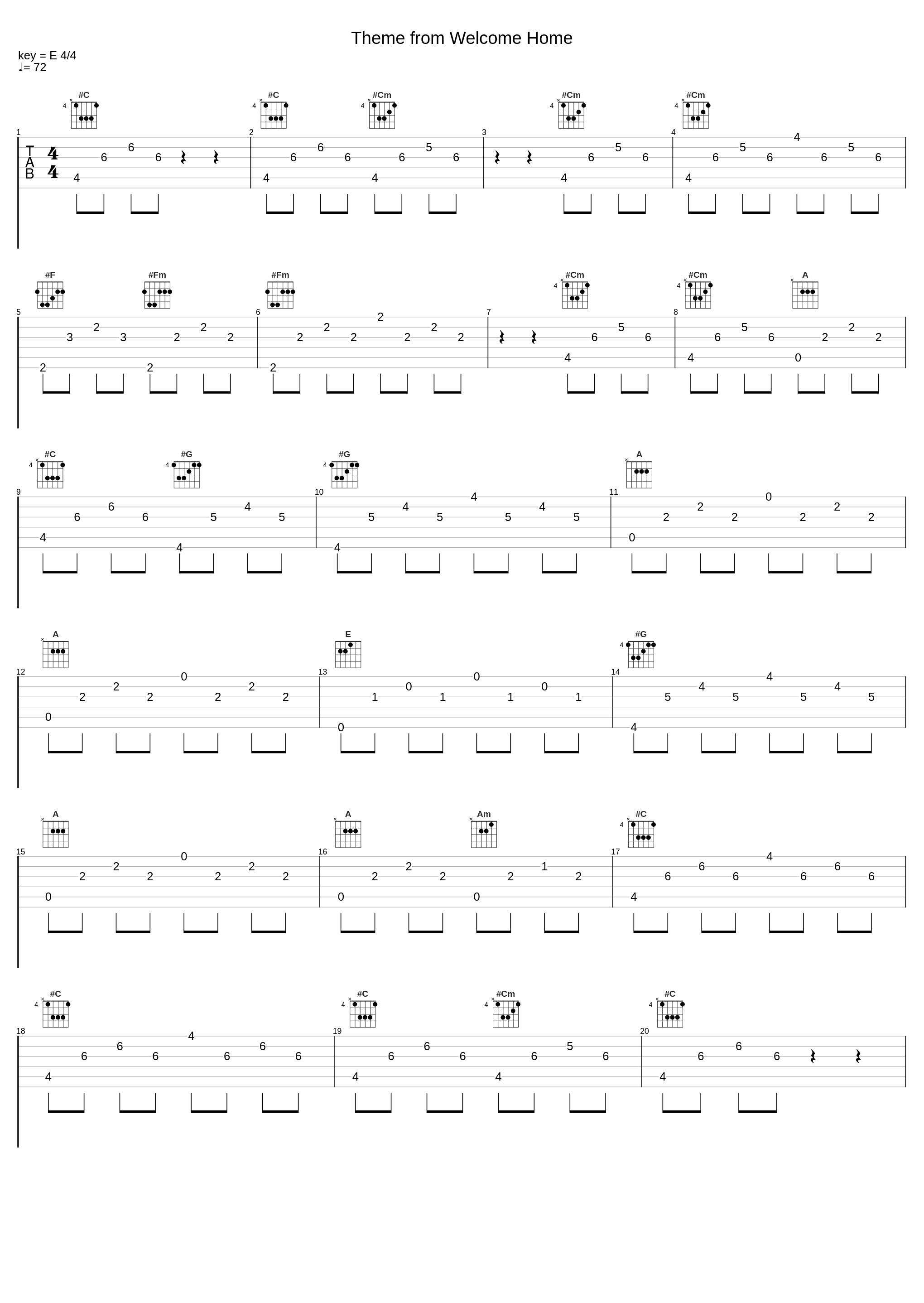 Theme from Welcome Home_Bear McCreary_1