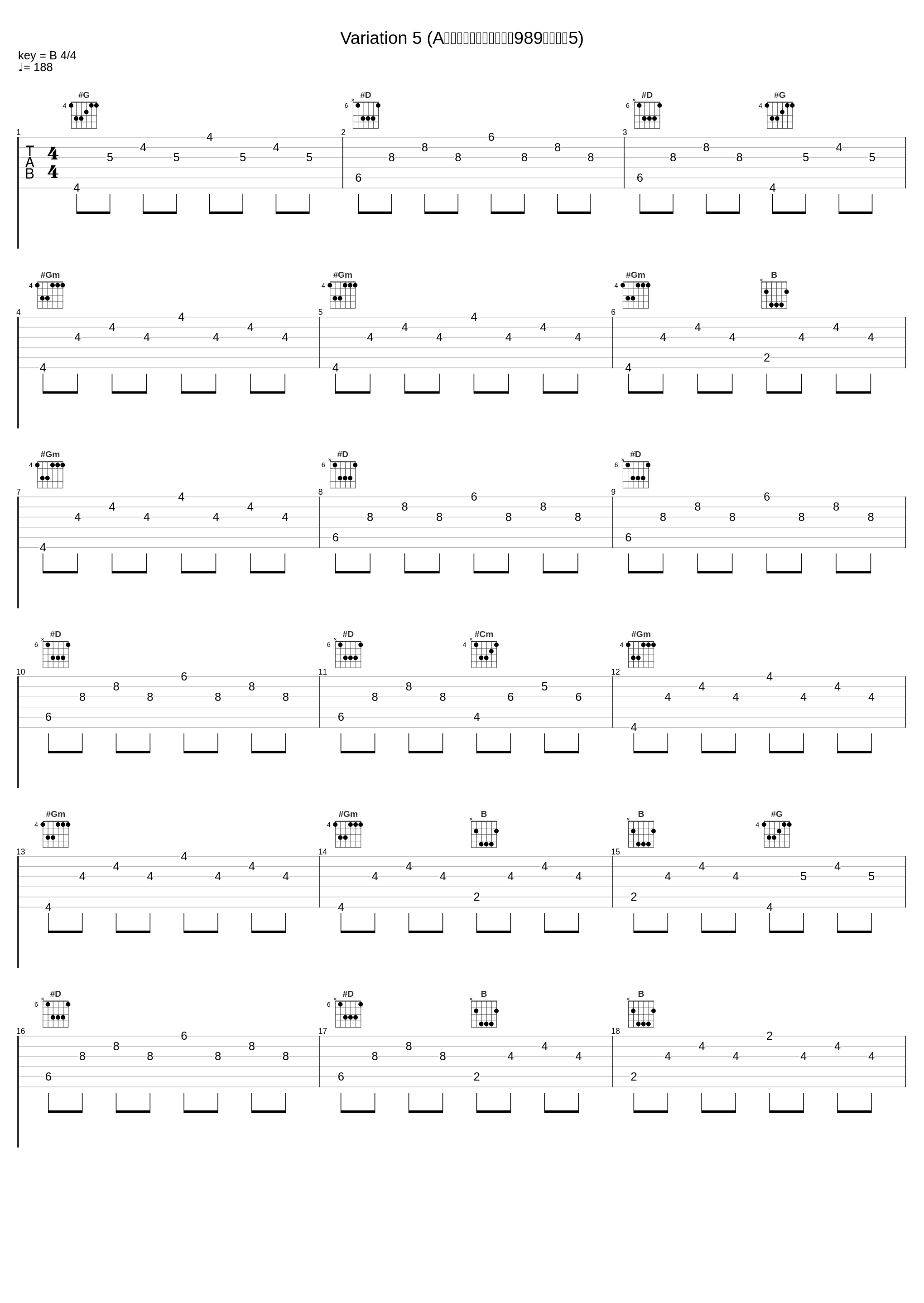 Variation 5 (A小调咏叹调修订本，作品989：变奏曲5)_Matthew Halls_1