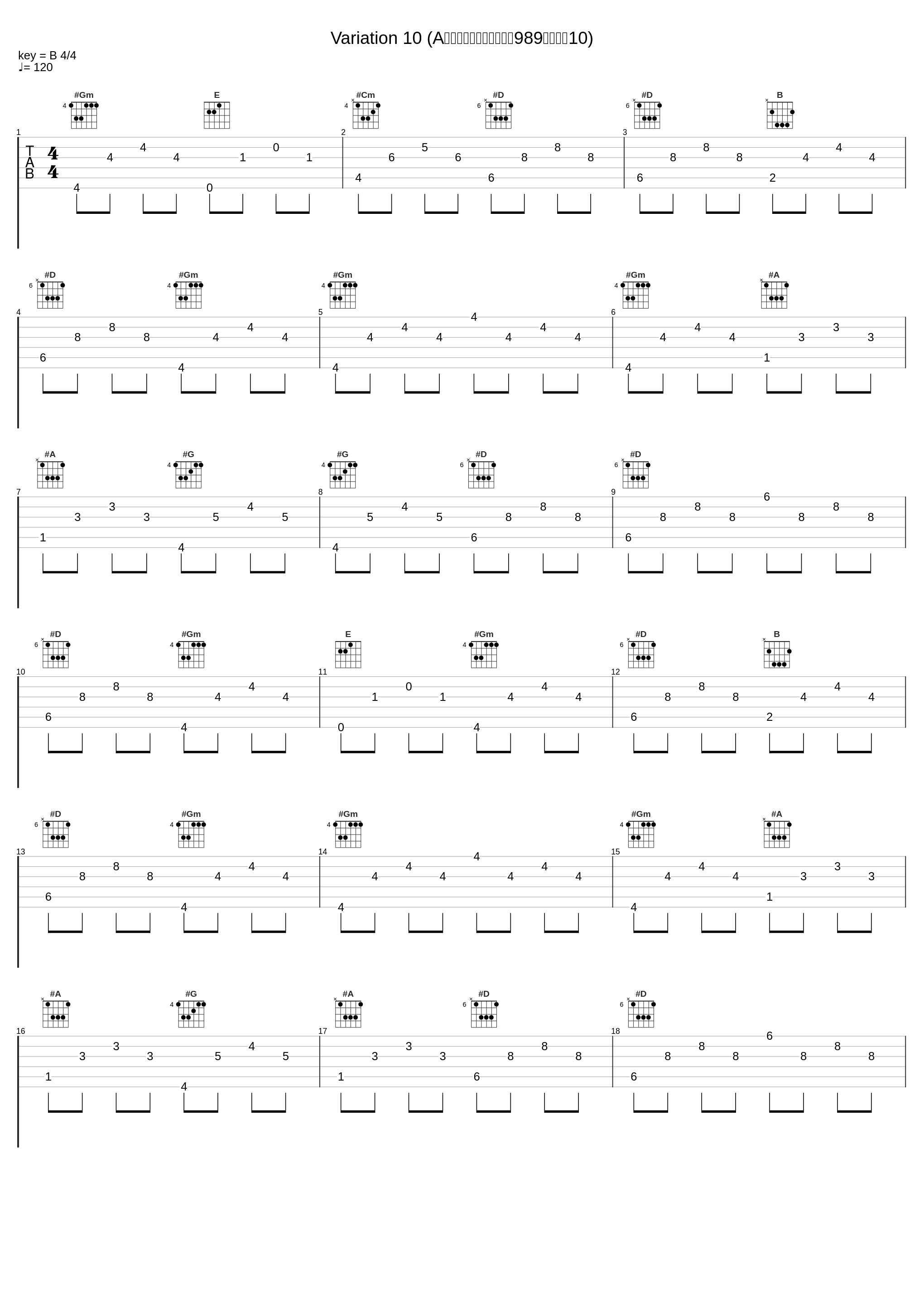 Variation 10 (A小调咏叹调修订本，作品989：变奏曲10)_Matthew Halls_1