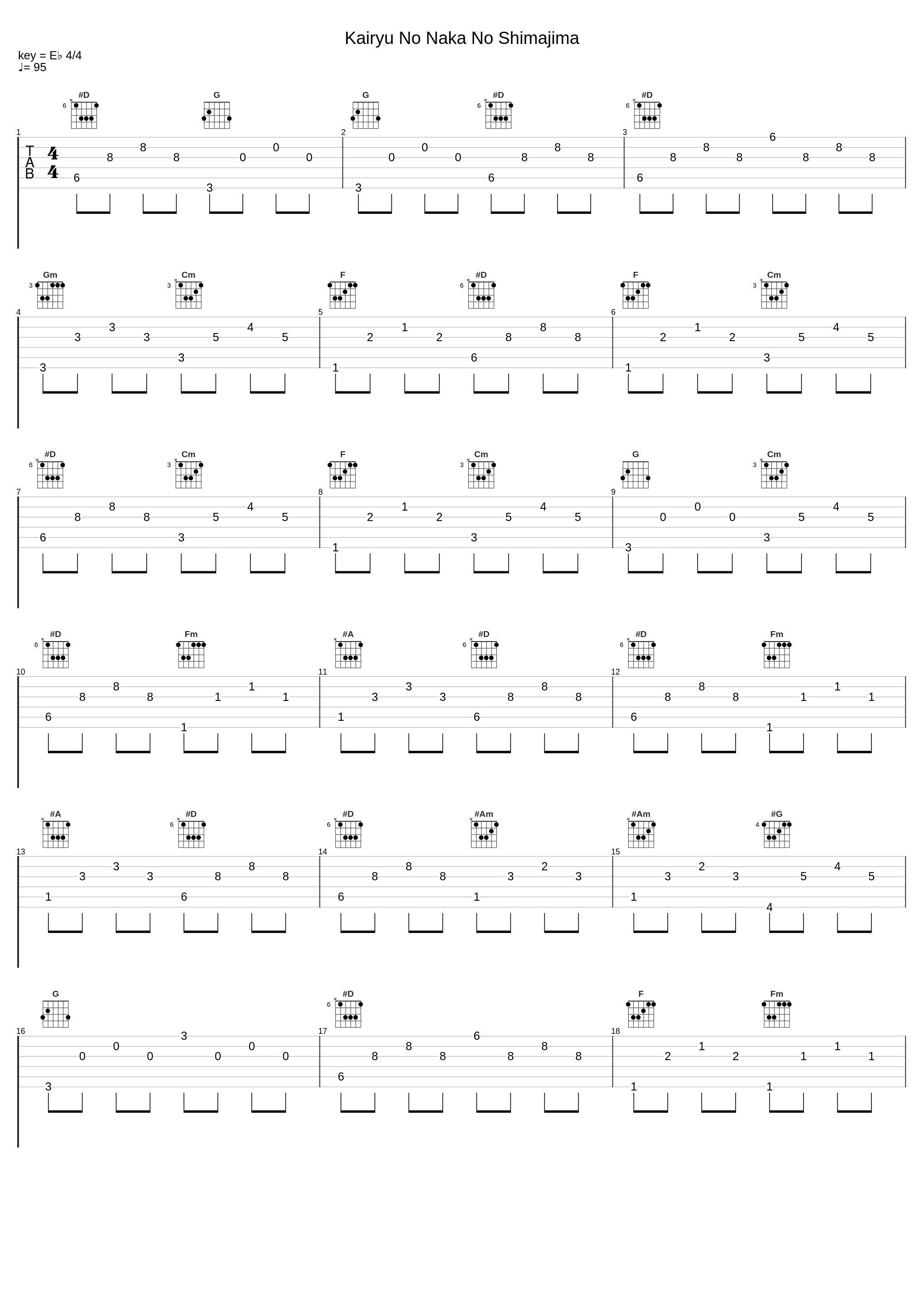 Kairyu No Naka No Shimajima_鷹橋敏輝,1986 OMEGA TRIBE_1