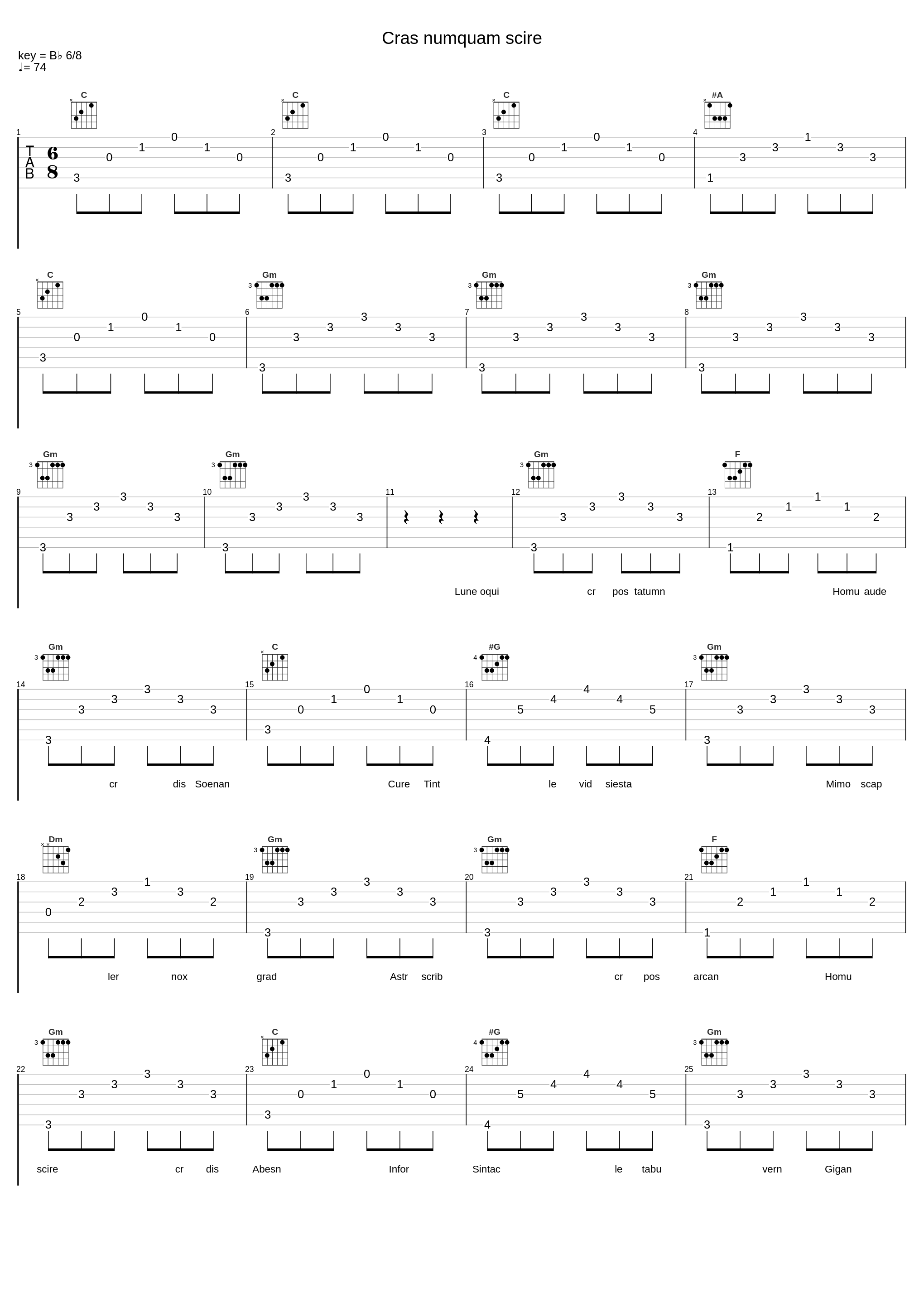 Cras numquam scire_Yucca,小野大輔_1