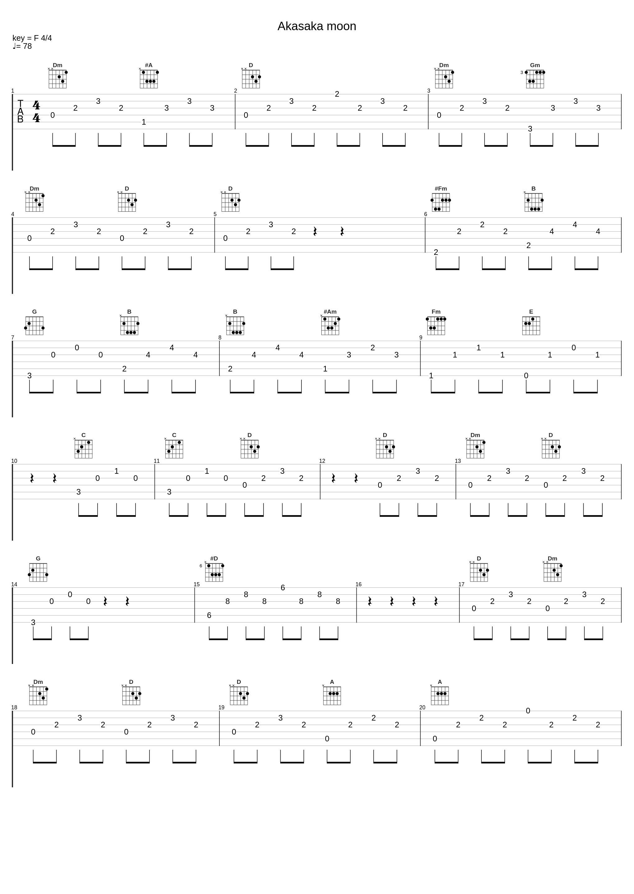 Akasaka moon_坂本龙一_1