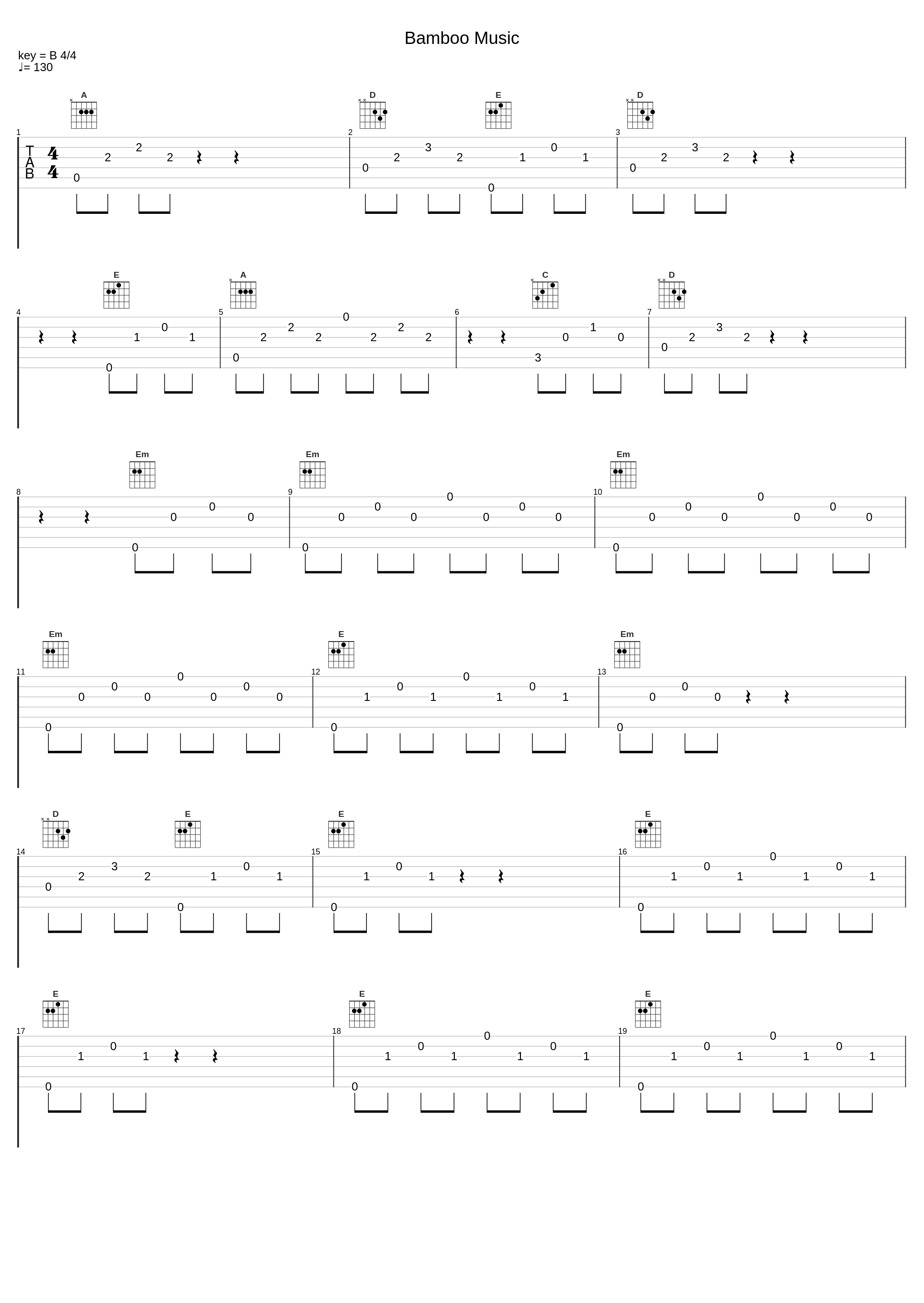 Bamboo Music_坂本龙一_1