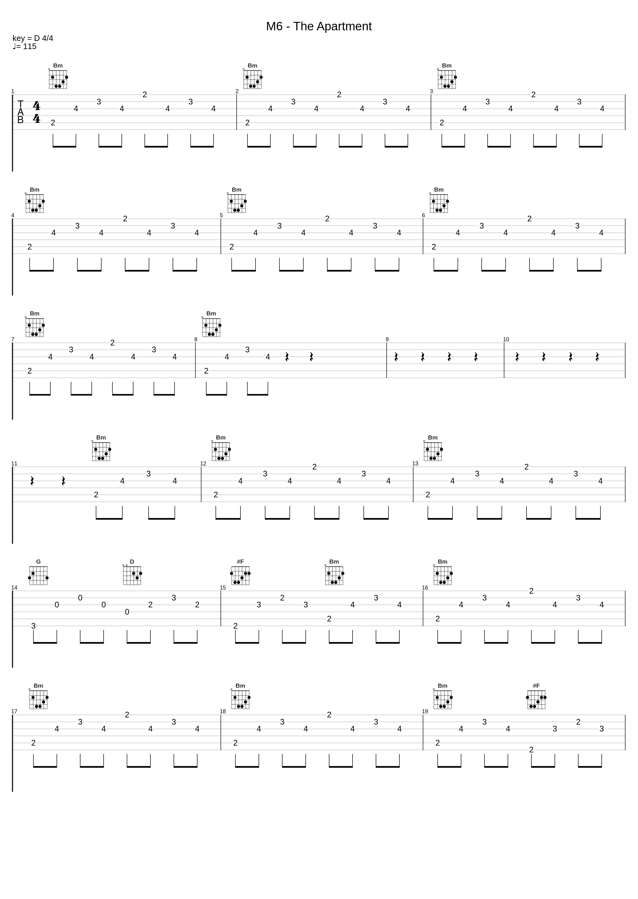 M6 - The Apartment_坂本龙一_1