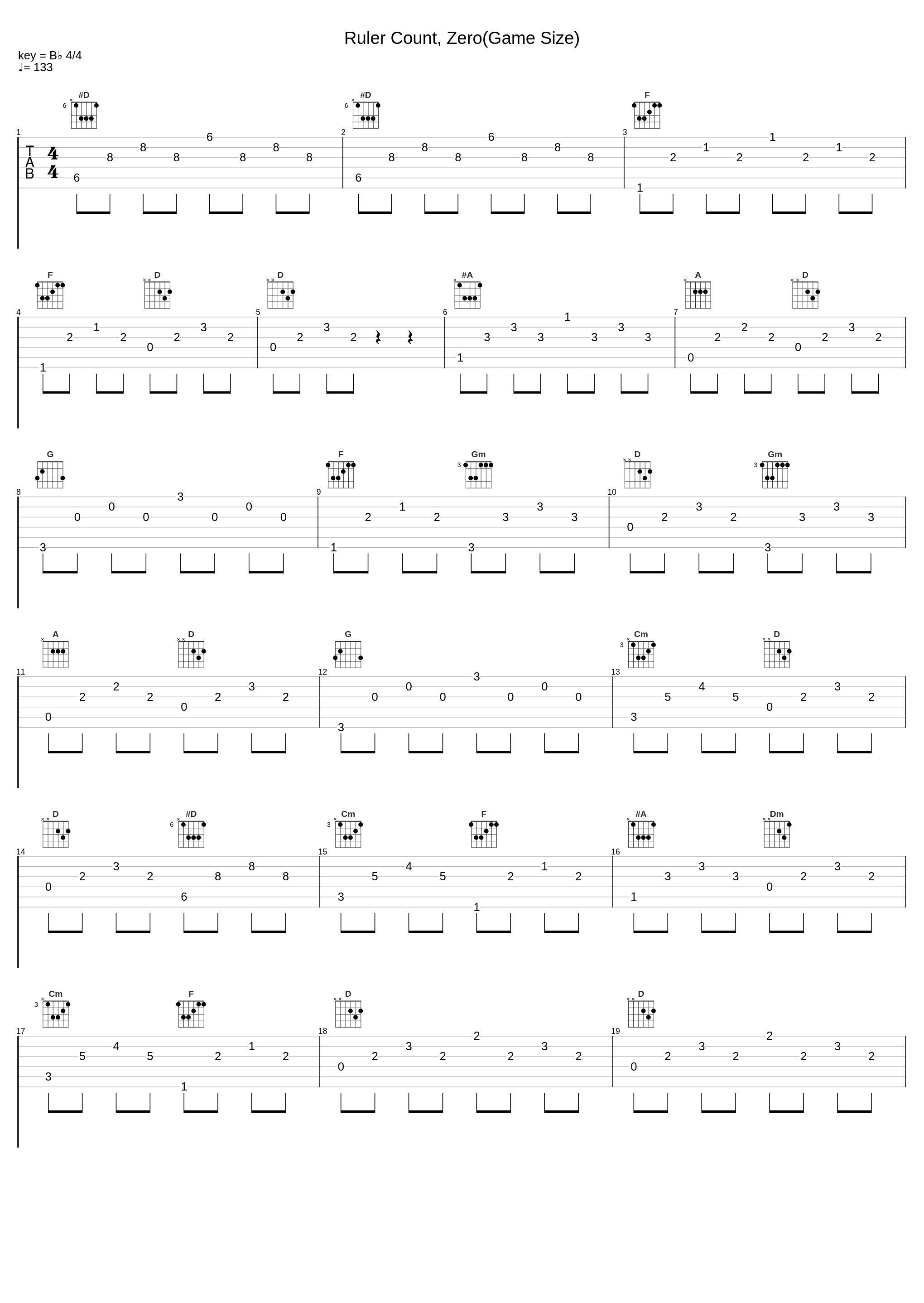 Ruler Count, Zero(Game Size)_大空直美,佳村はるか_1