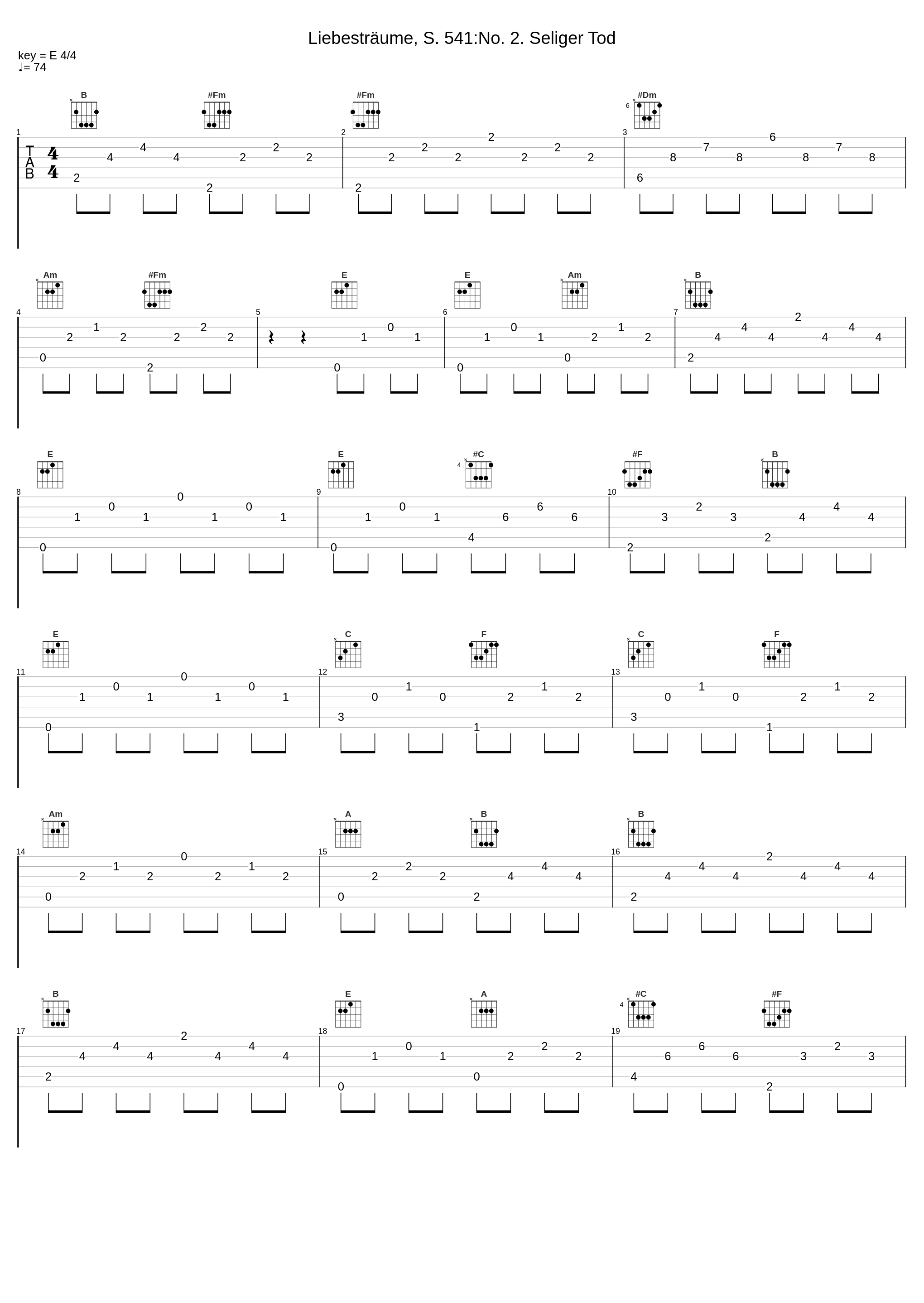 Liebesträume, S. 541:No. 2. Seliger Tod_孙颖迪,国家大剧院唱片公司_1