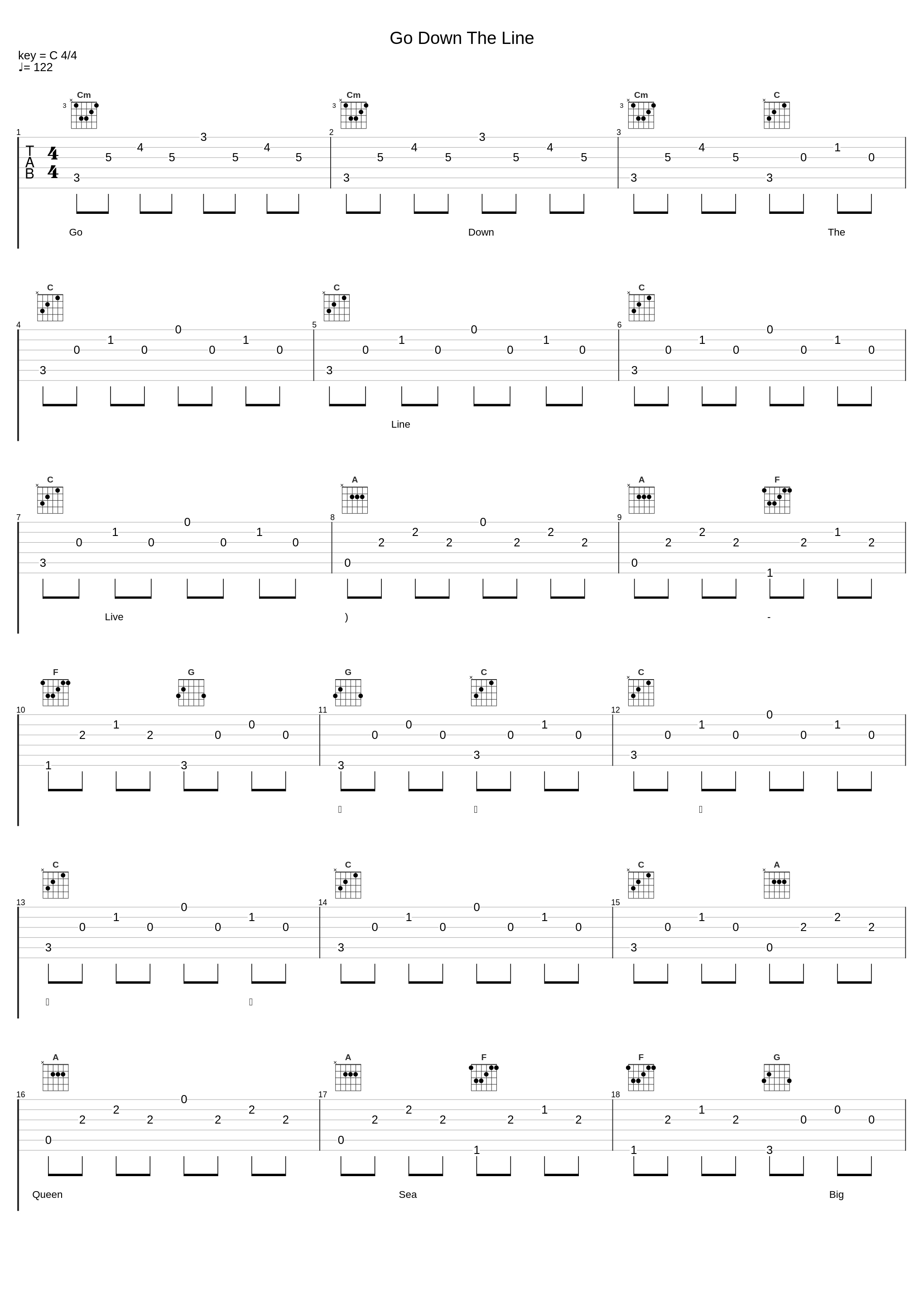 Go Down The Line_后海大鲨鱼_1