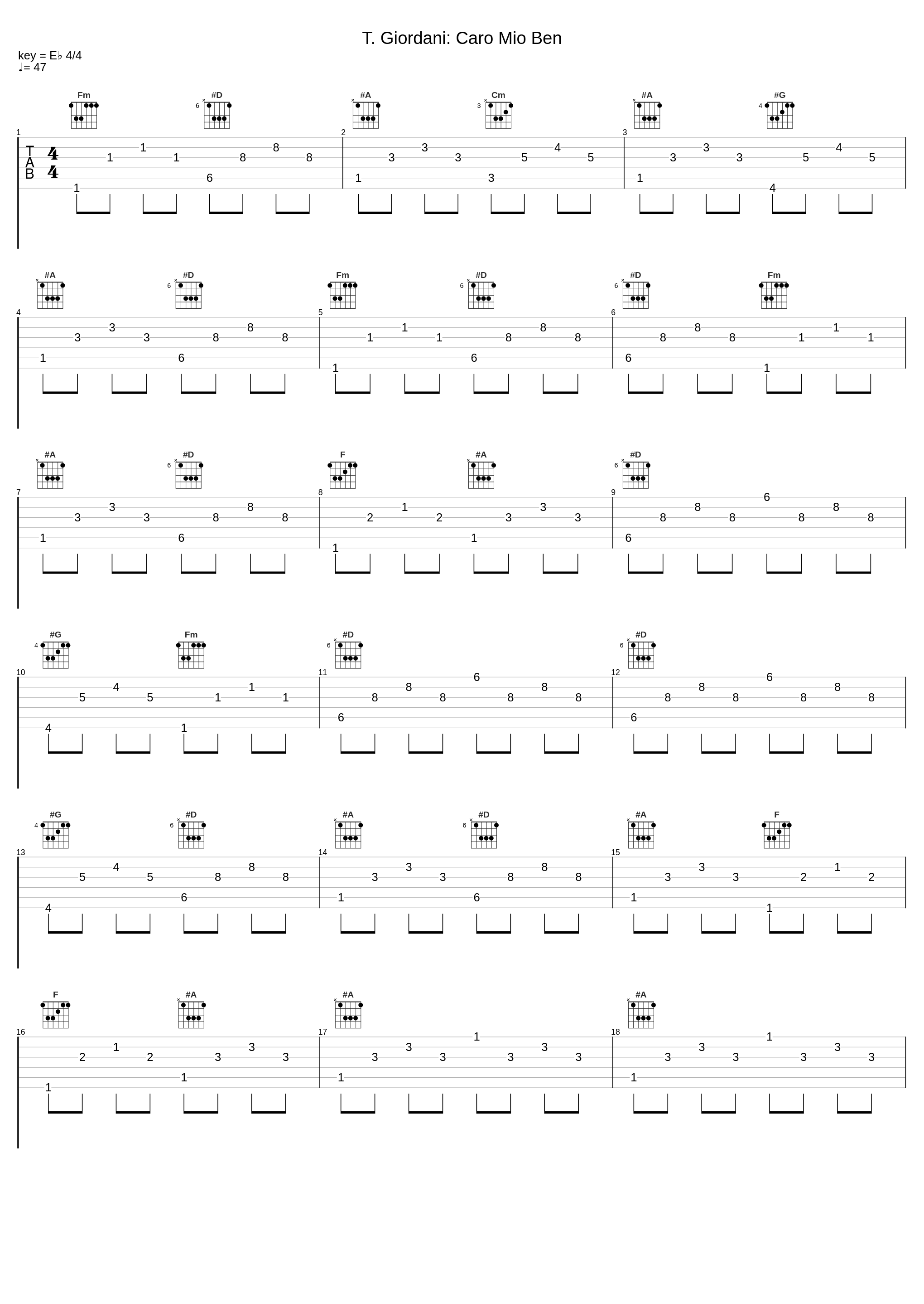 T. Giordani: Caro Mio Ben_林亨柱_1