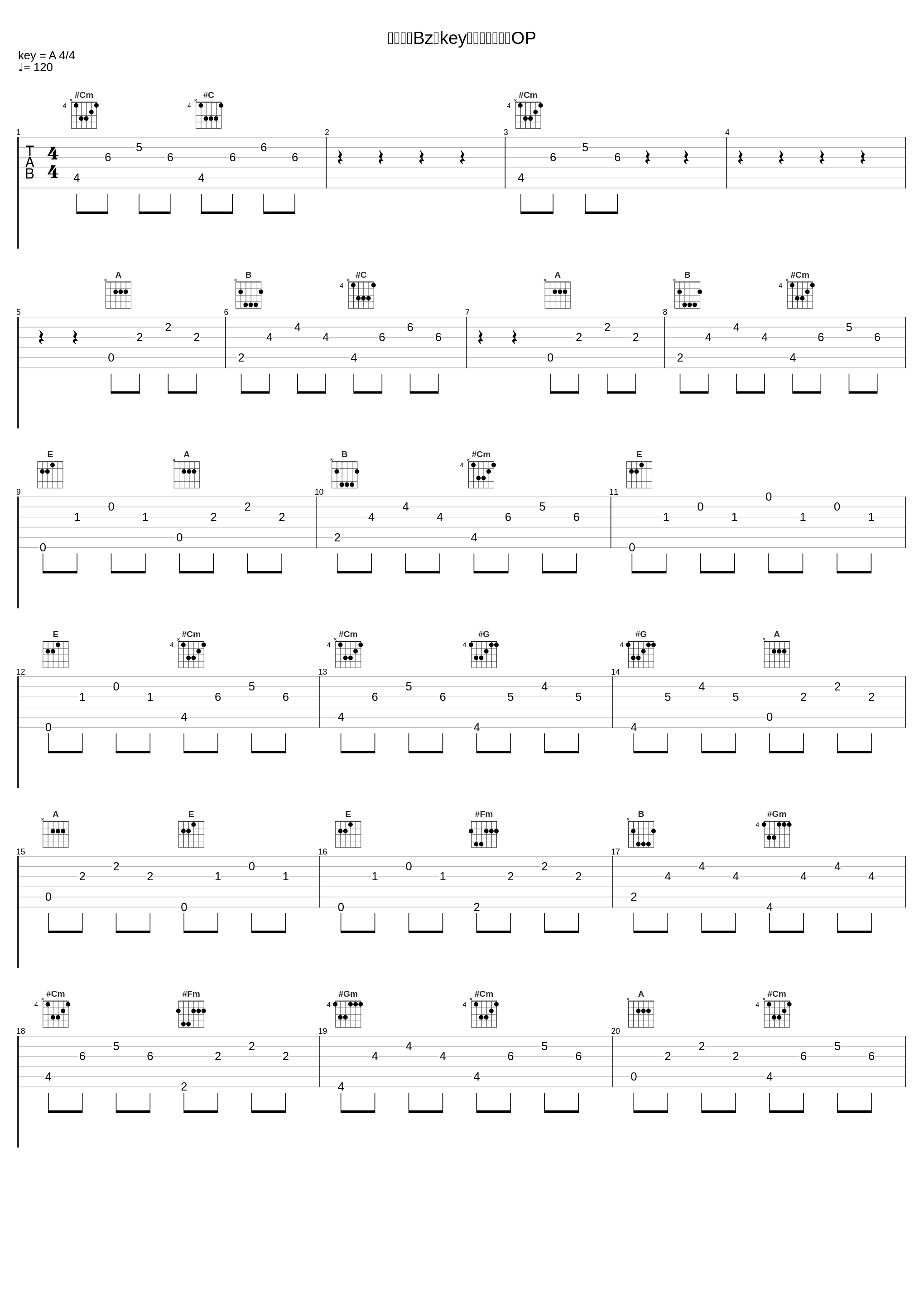 ピエロ（Bz的key）北斗神拳剧场OP_上木彩矢_1