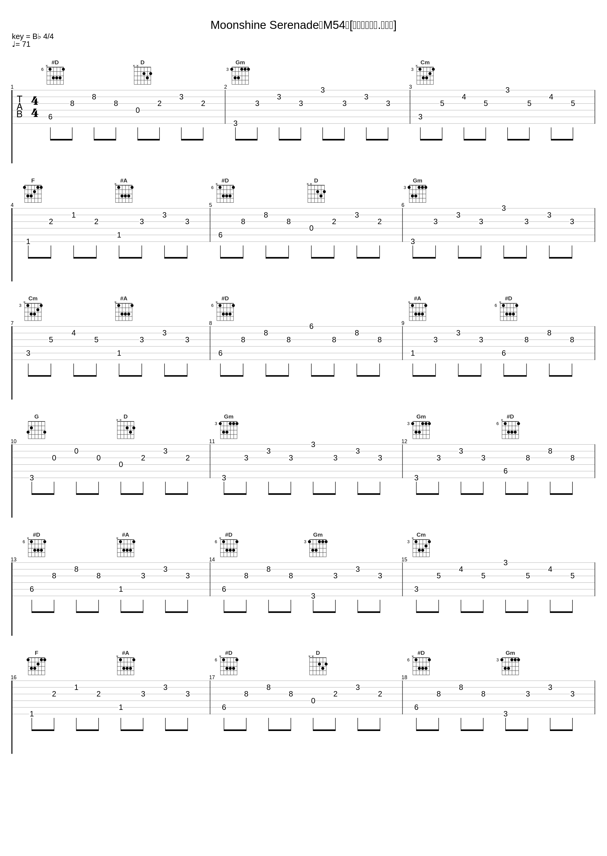 Moonshine Serenade＜M54＞[プロジェクト.ブルー]_冬木透_1