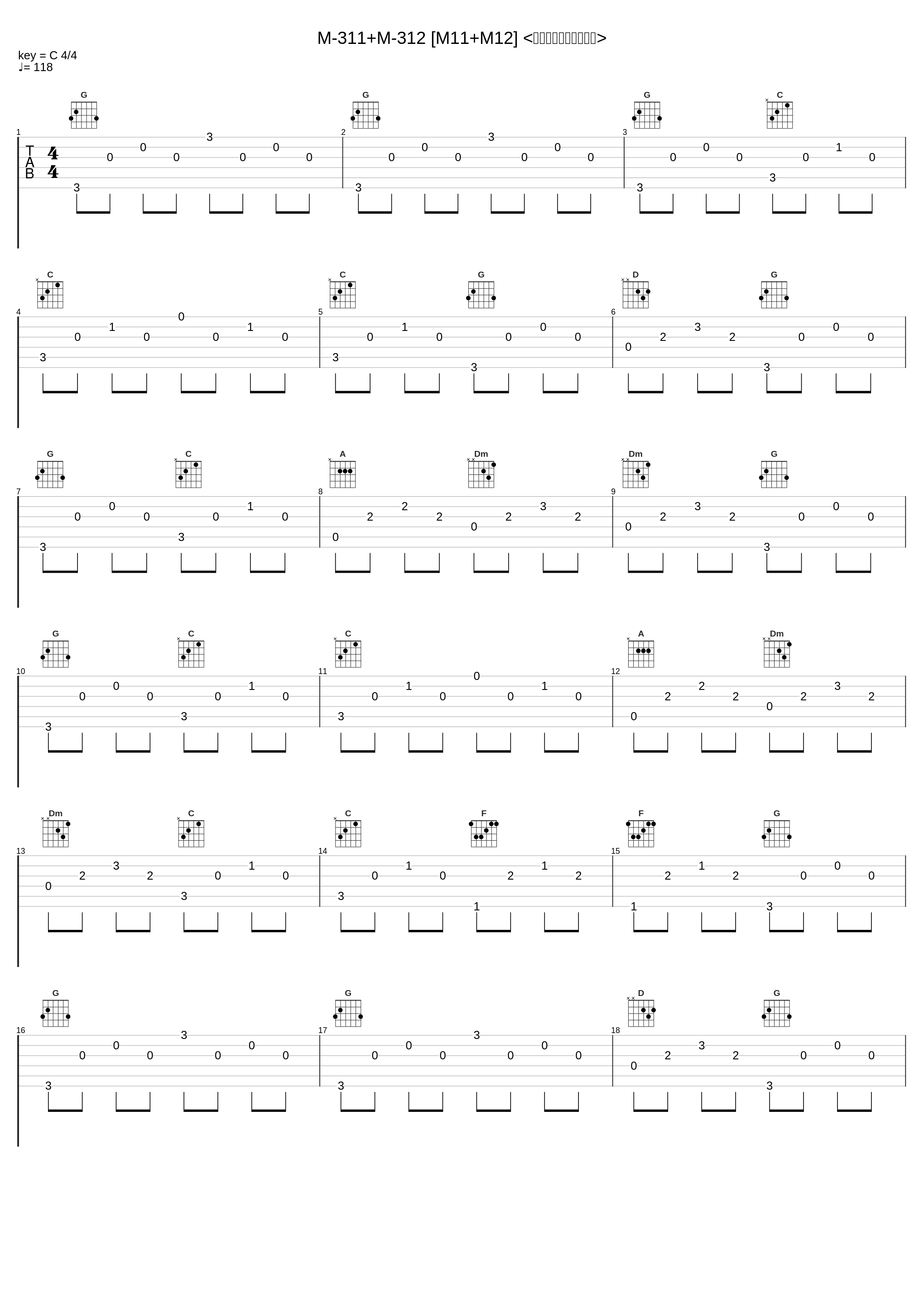 M-311+M-312 [M11+M12] <細工音楽テープ収録曲>_冬木透_1