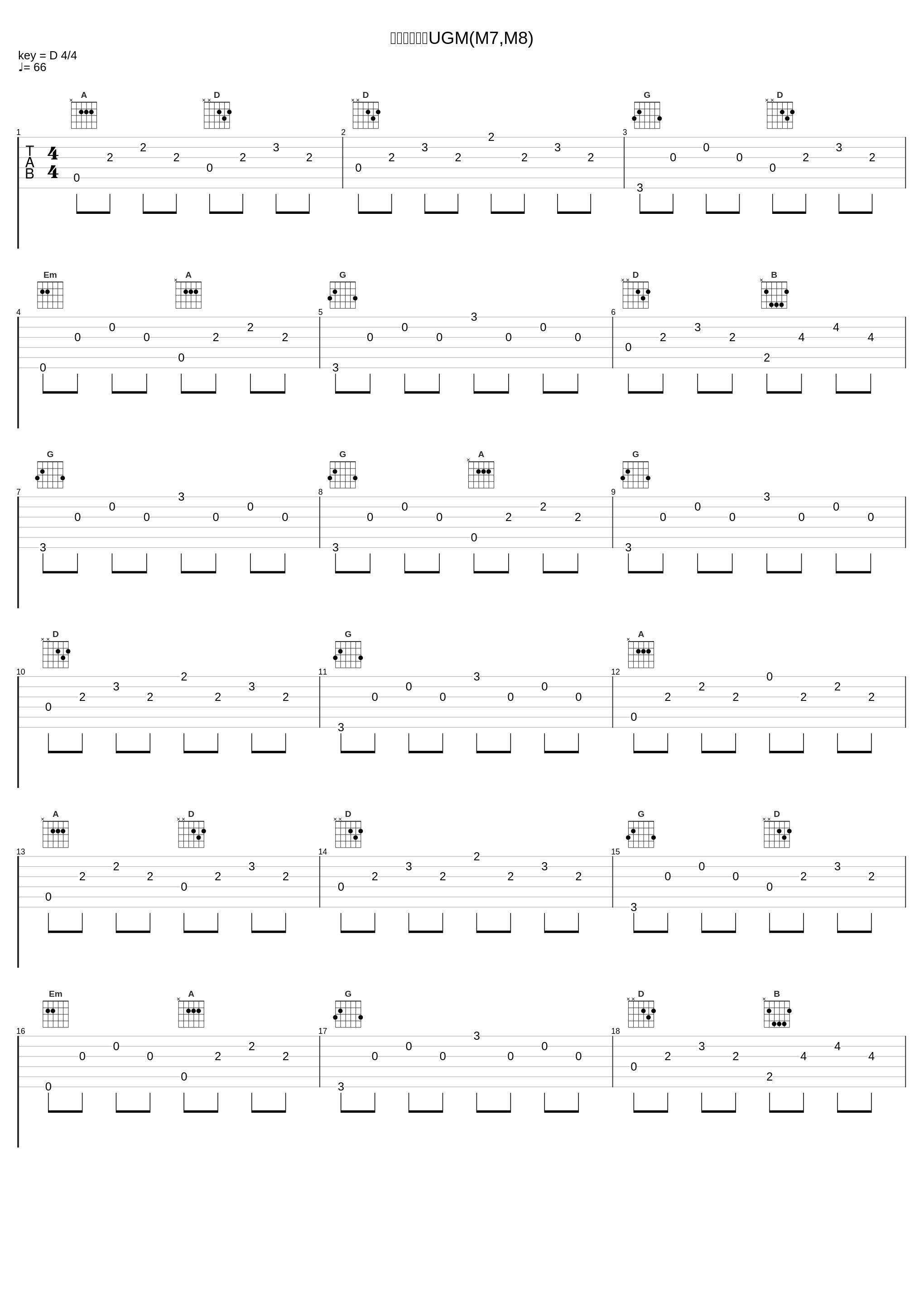 テイク・オフUGM(M7,M8)_冬木透_1