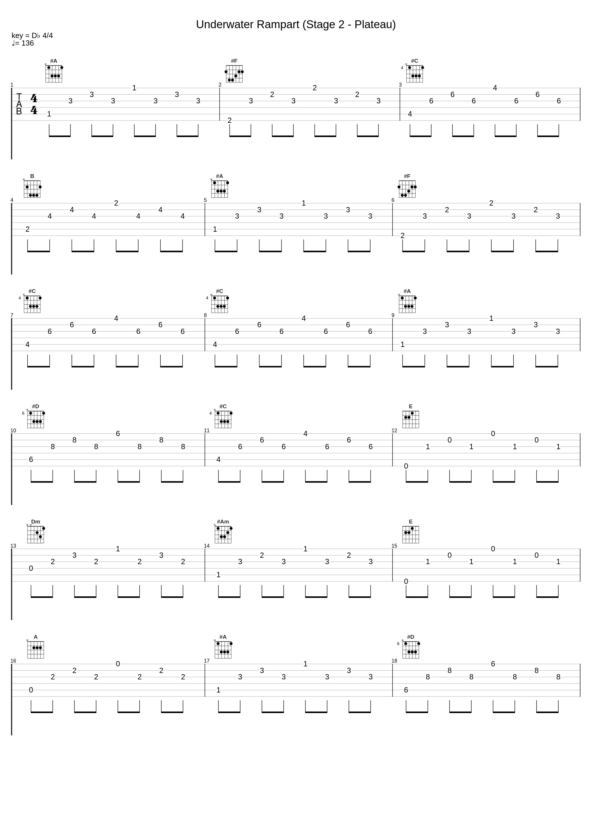 Underwater Rampart (Stage 2 - Plateau)_並木学_1