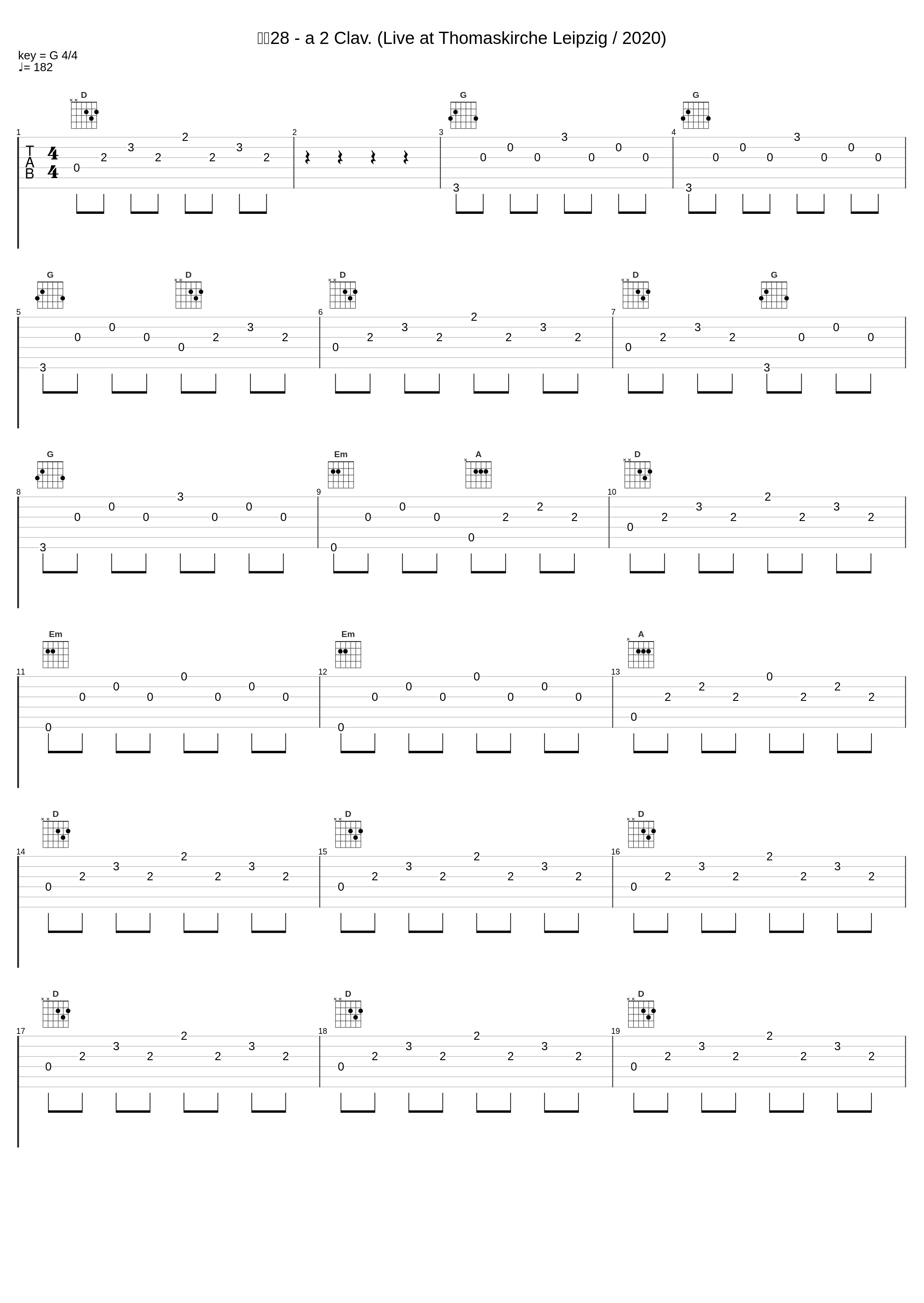 变奏28 - a 2 Clav. (Live at Thomaskirche Leipzig / 2020)_郎朗_1