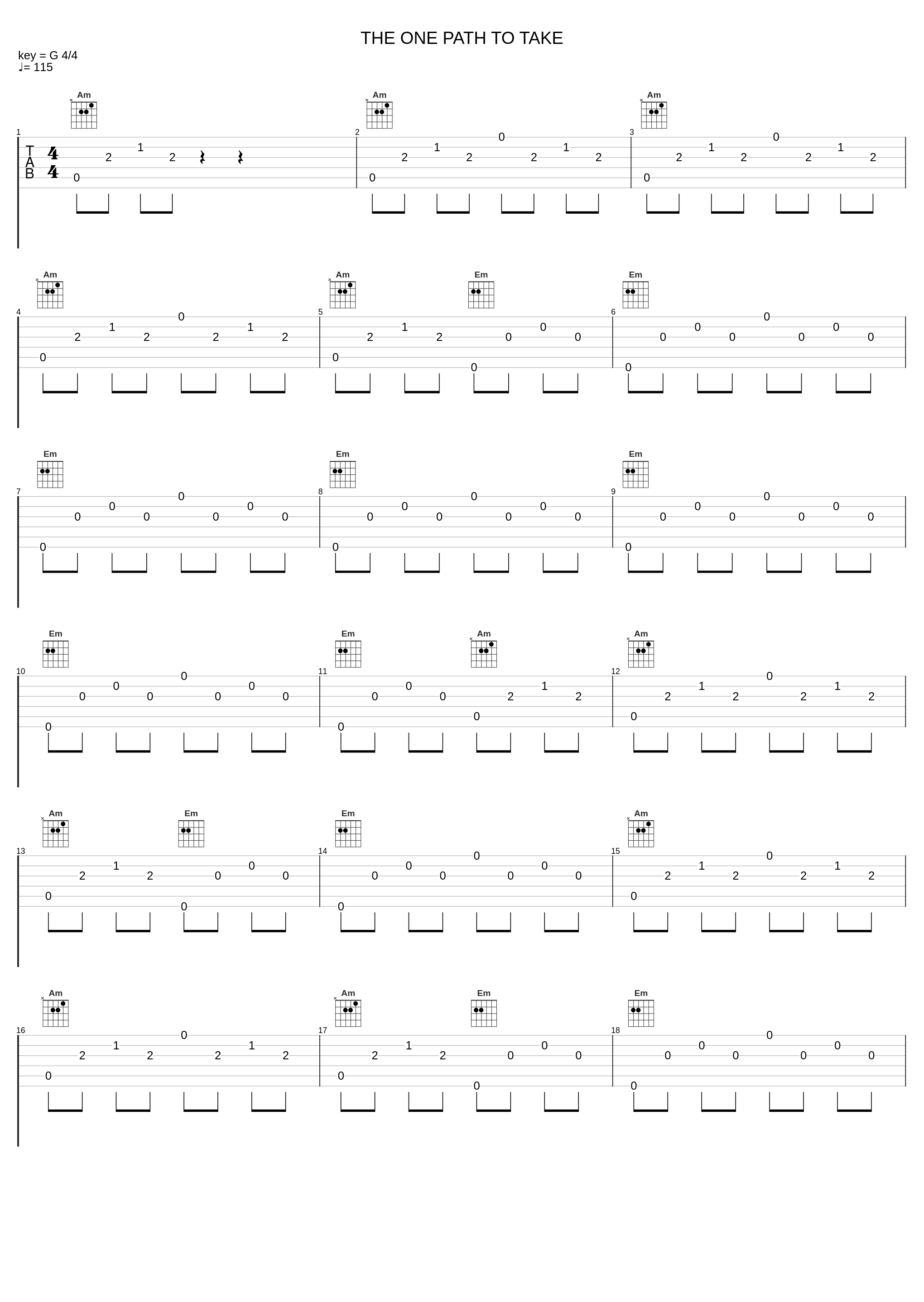 THE ONE PATH TO TAKE_鹭巣诗郎_1