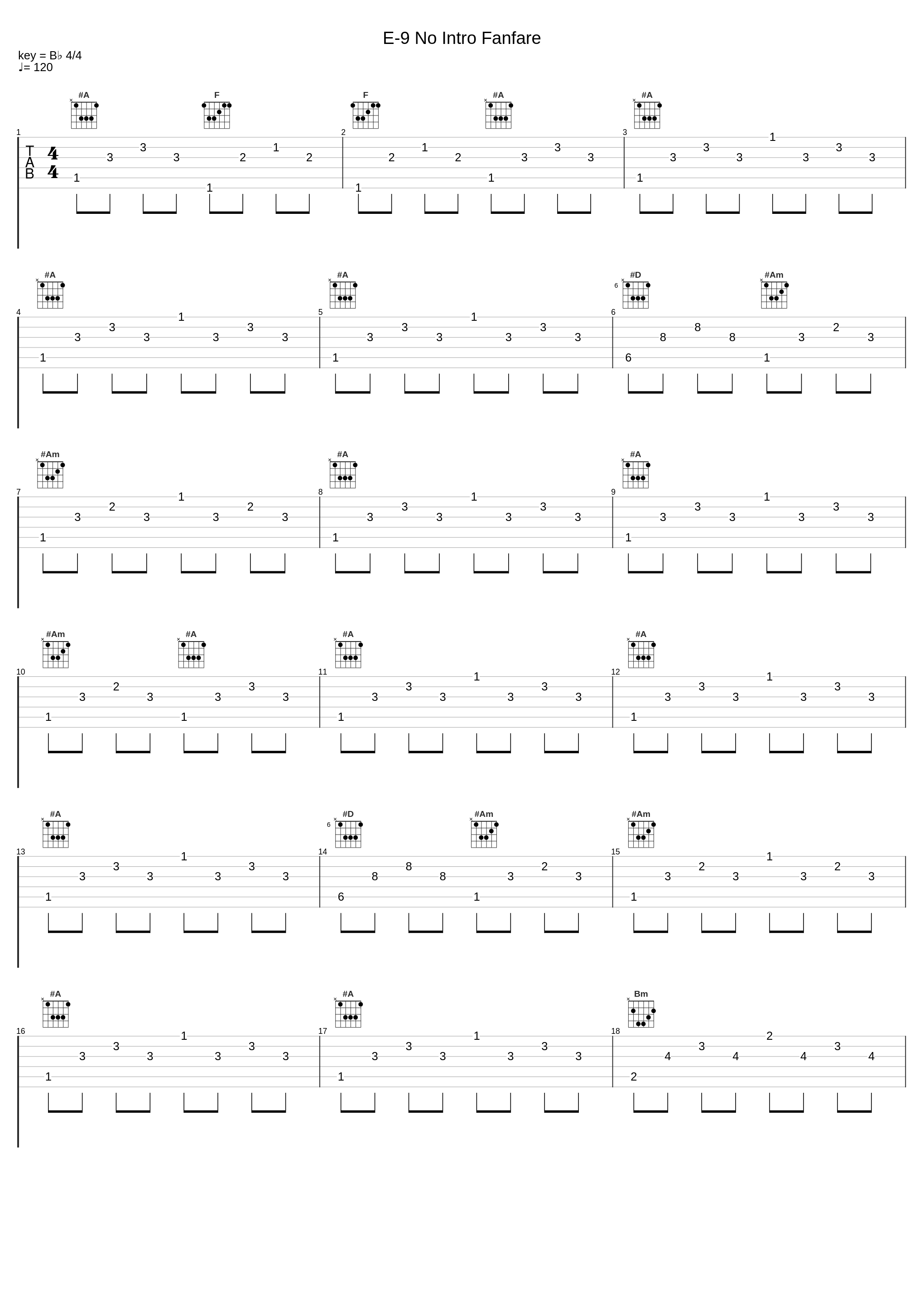 E-9 No Intro Fanfare_鹭巣诗郎_1