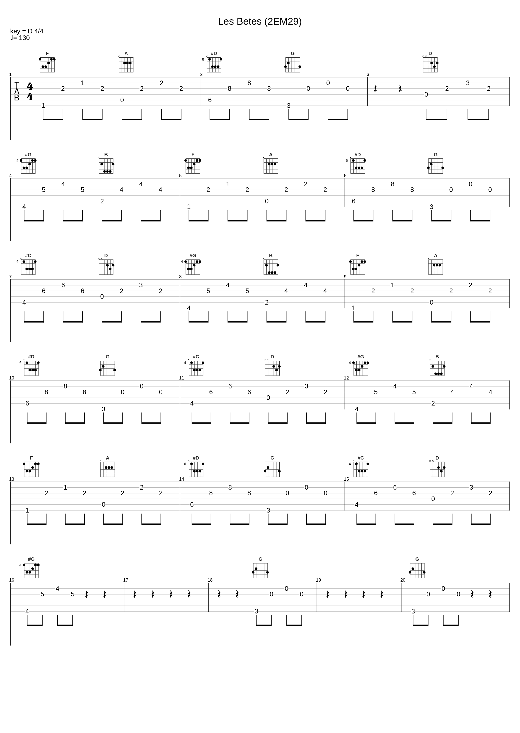 Les Betes (2EM29)_鹭巣诗郎_1