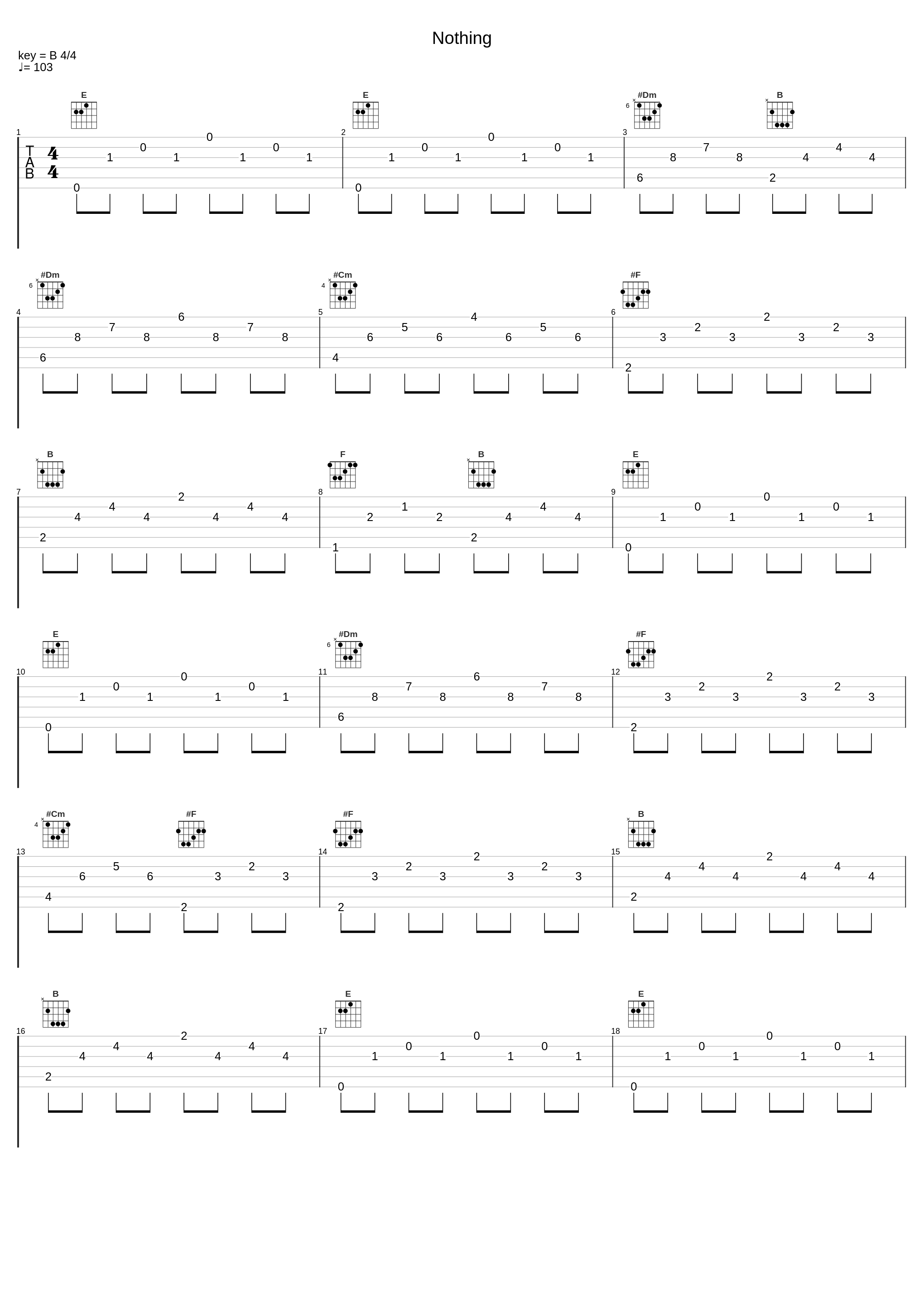 Nothing_Dirty Line老郑,西原健一郎_1