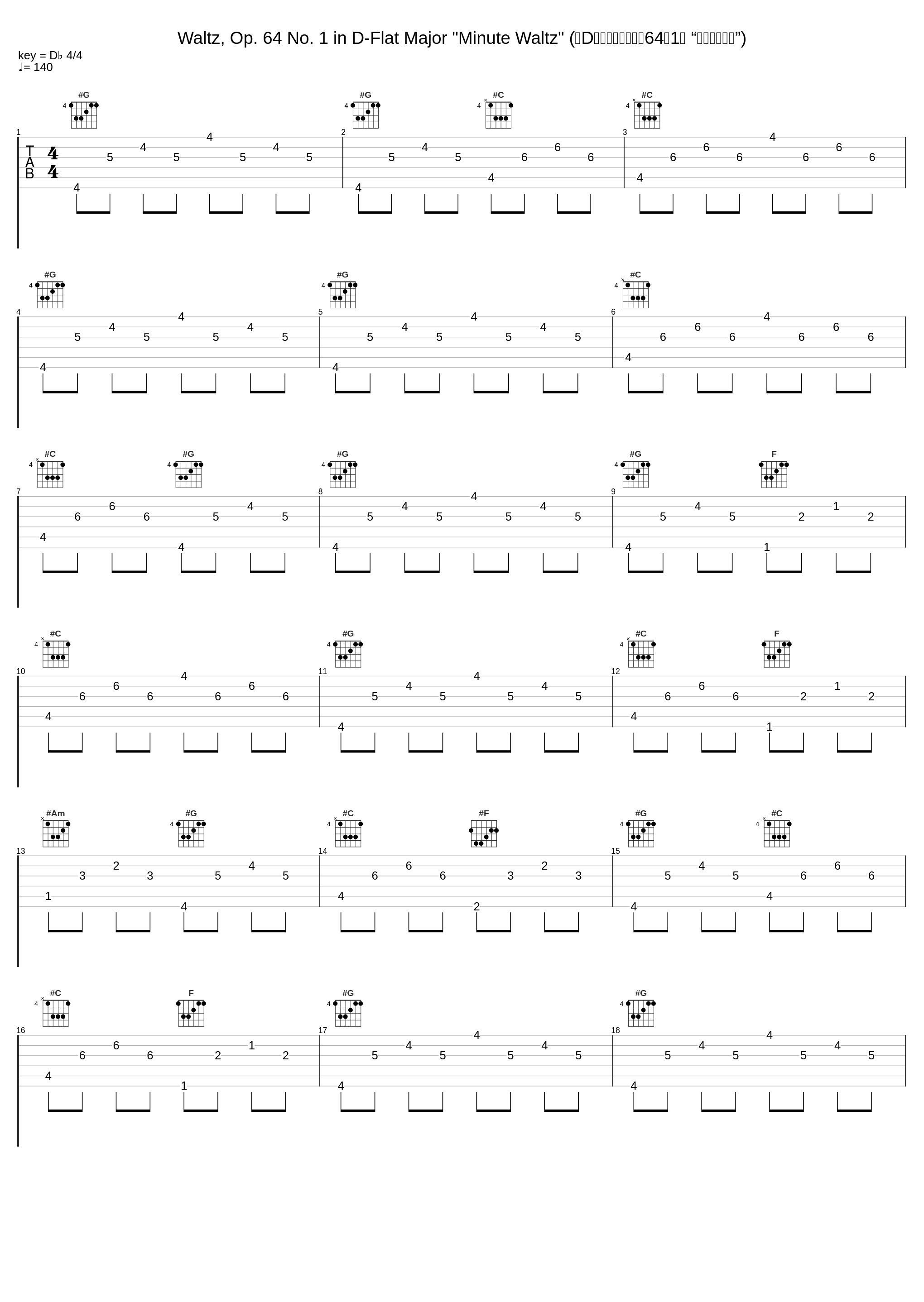 Waltz, Op. 64 No. 1 in D-Flat Major "Minute Waltz" (降D大调华尔兹，作品64第1首 “一分钟华尔兹”)_郎朗_1