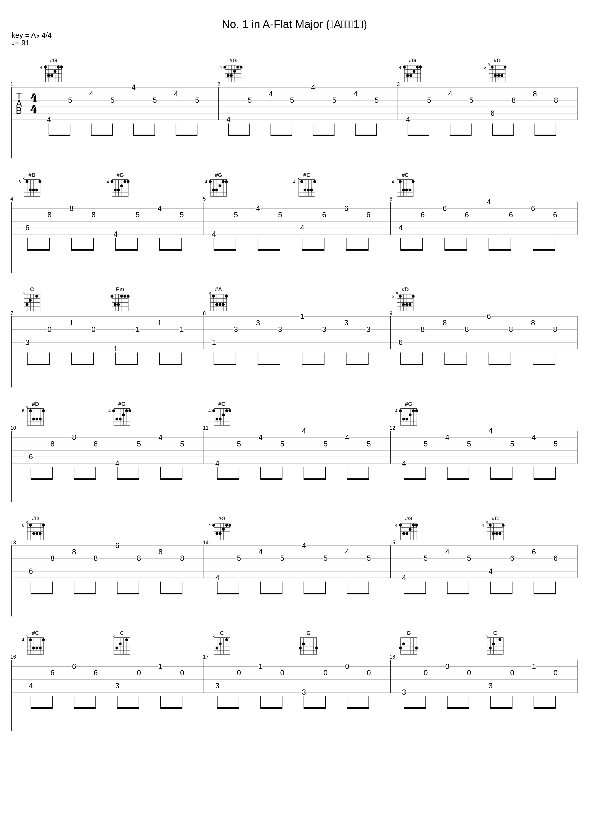 No. 1 in A-Flat Major (降A大调第1号)_郎朗,Frédéric Chopin_1