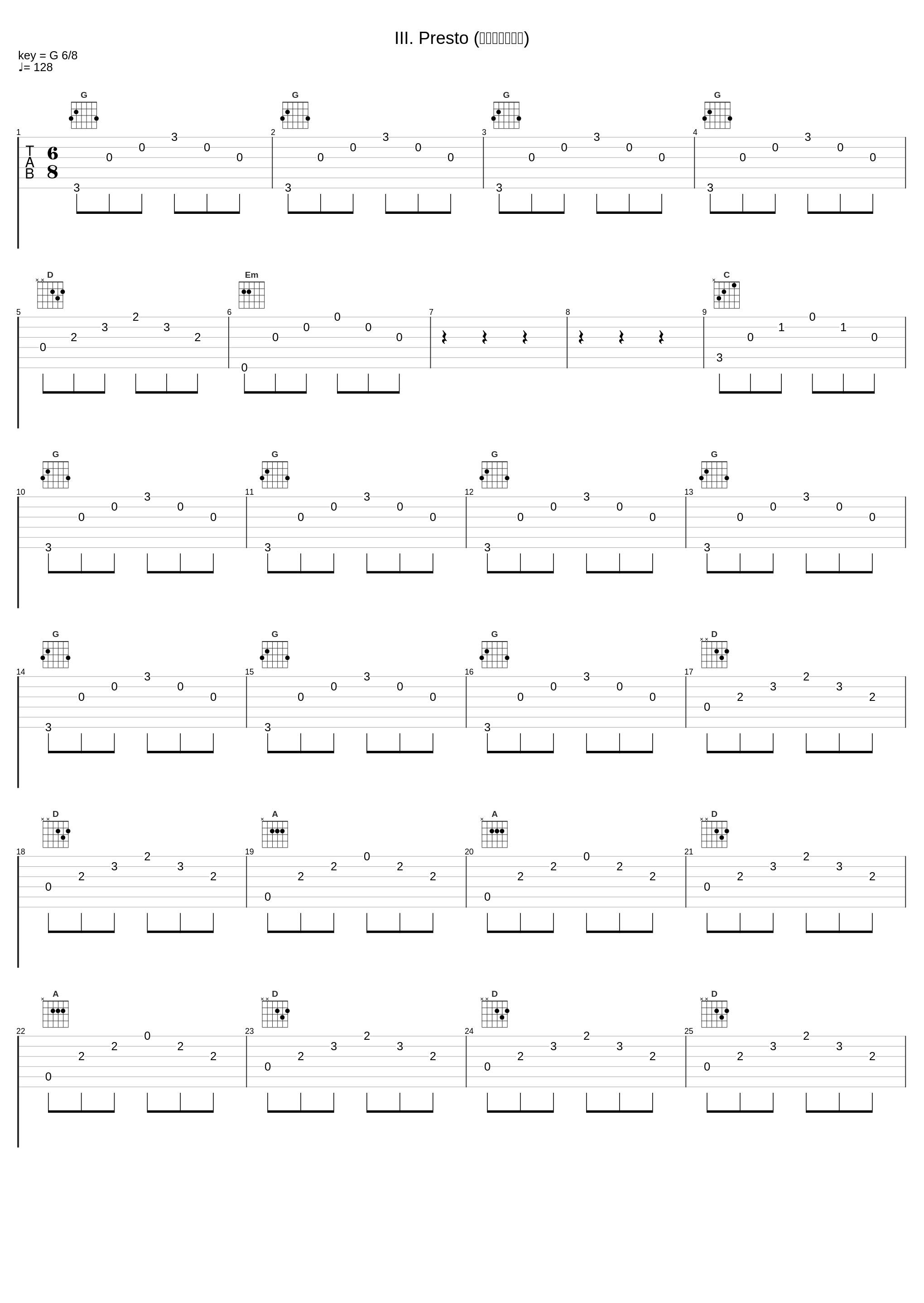 III. Presto (第三乐章：急板)_郎朗,Wolfgang Amadeus Mozart_1