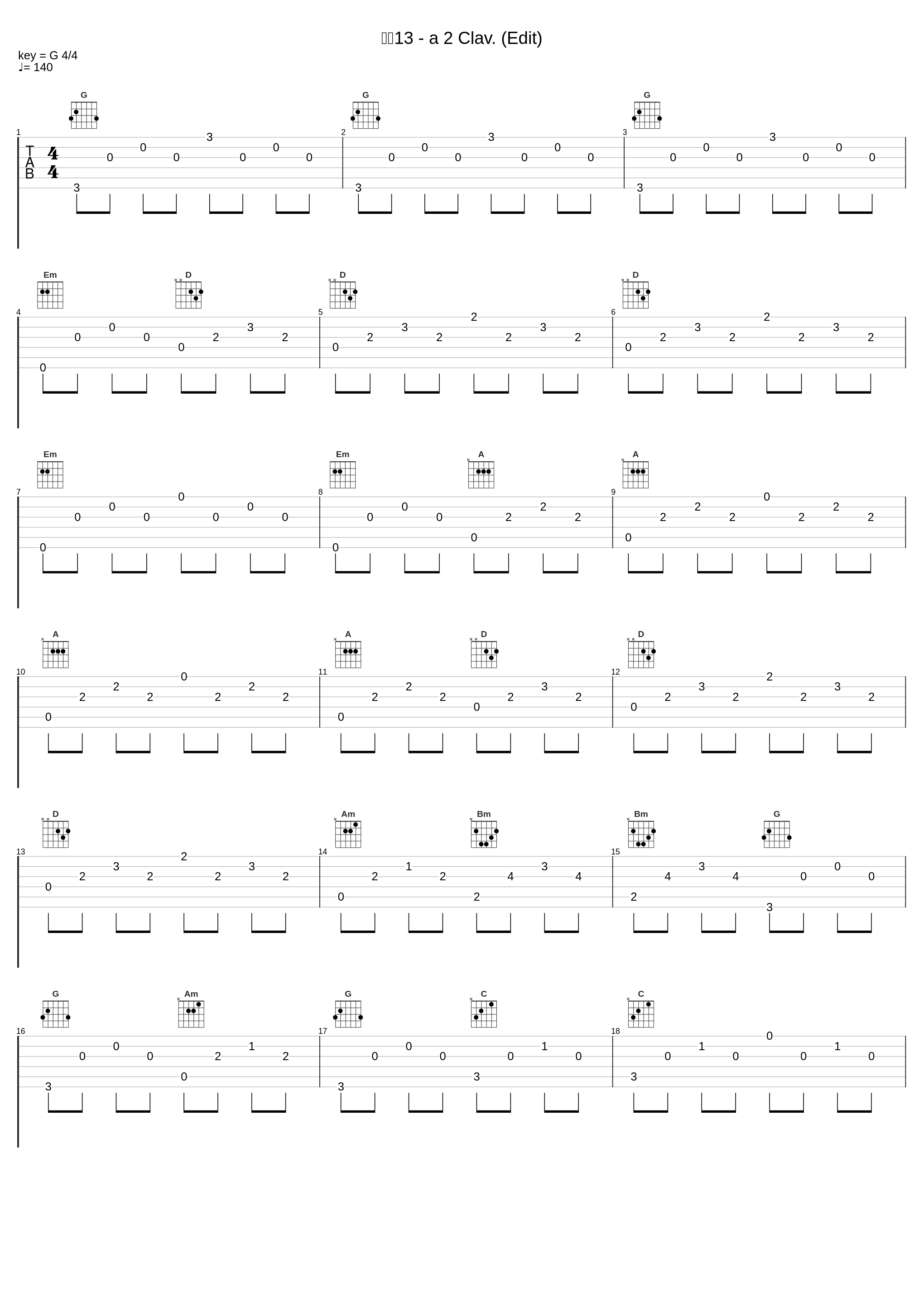 变奏13 - a 2 Clav. (Edit)_郎朗_1