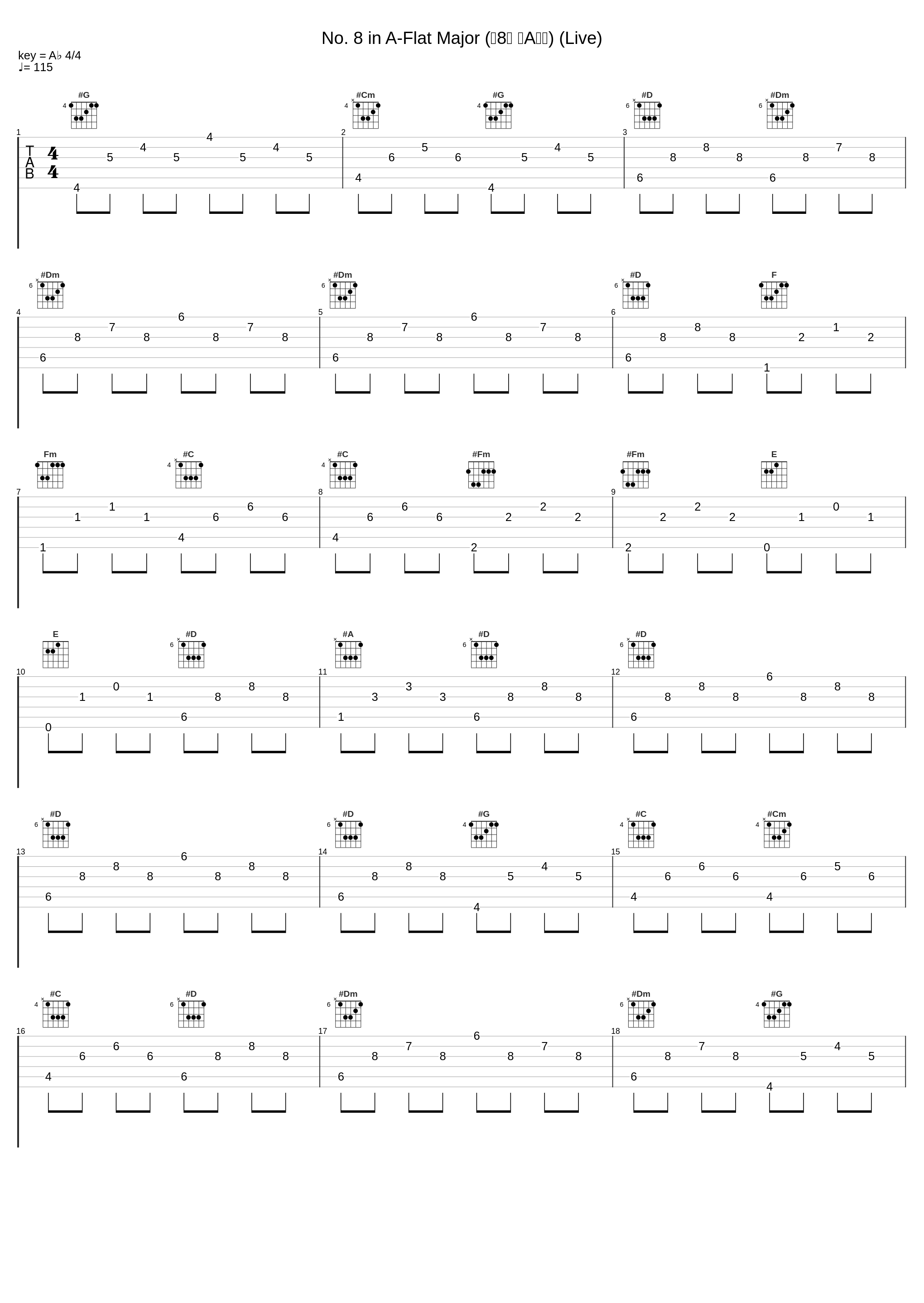 No. 8 in A-Flat Major (第8首 降A大调) (Live)_郎朗_1
