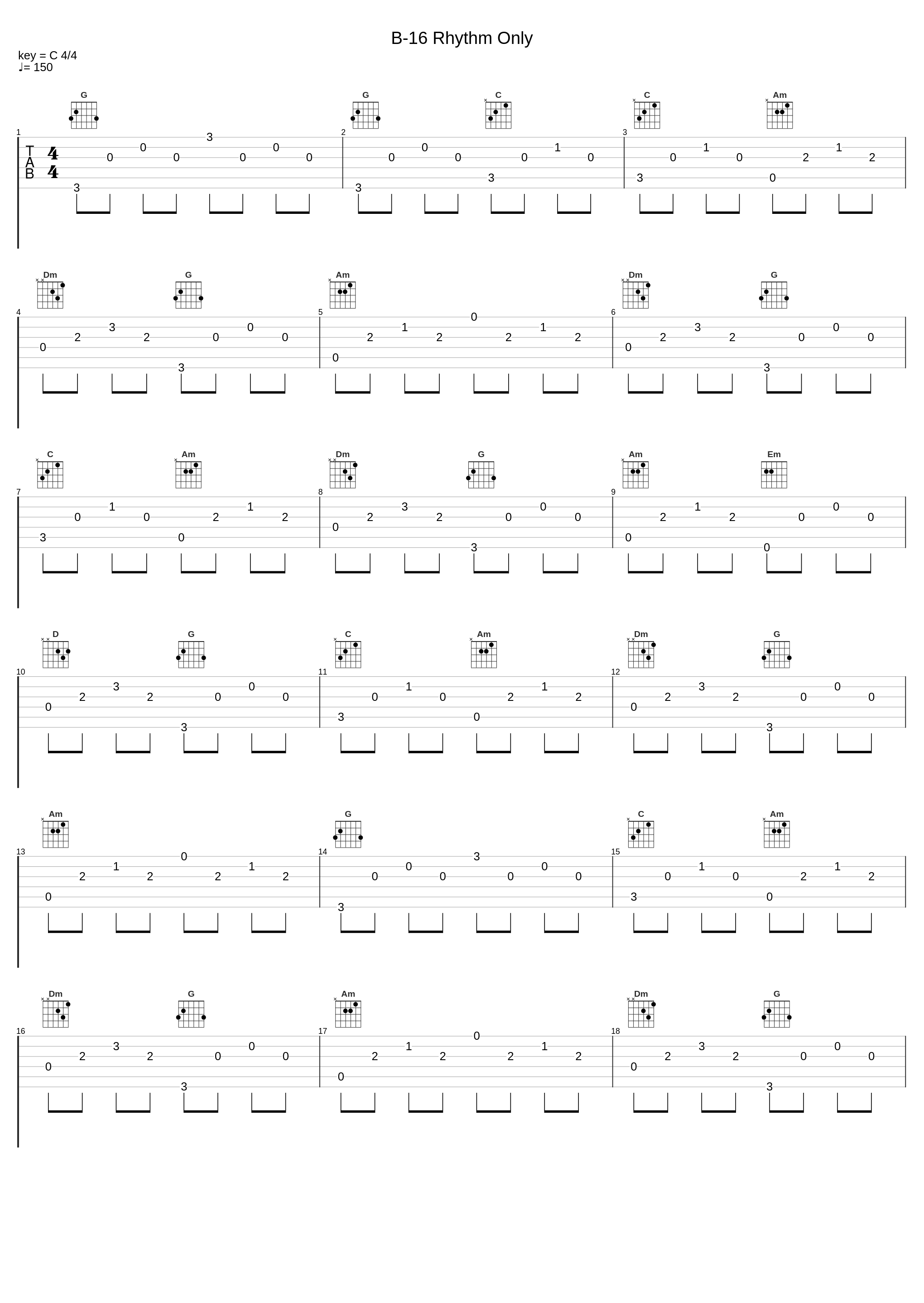 B-16 Rhythm Only_鹭巣诗郎_1