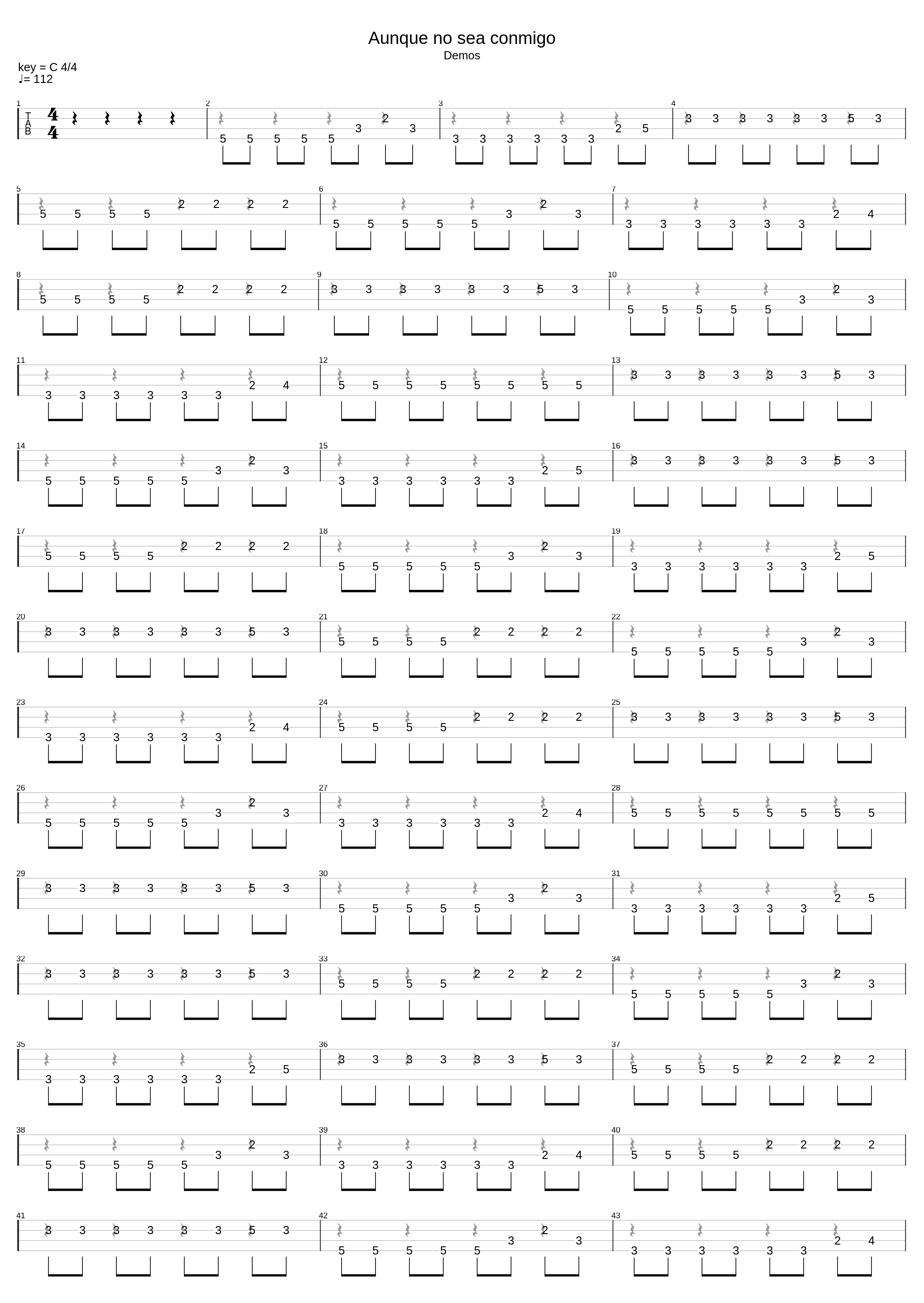 Aunque no sea conmigo_La Metamorfia_1