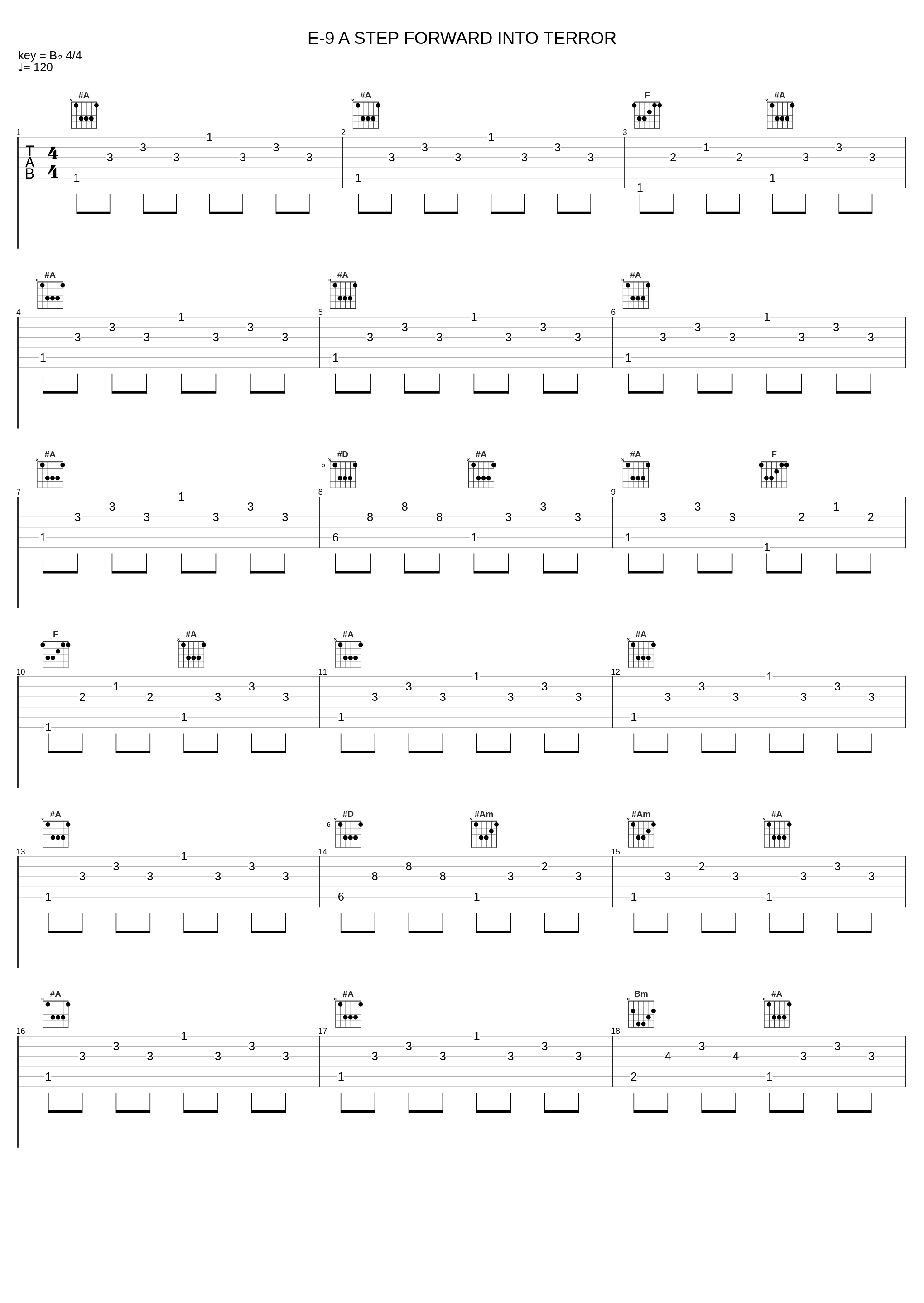 E-9 A STEP FORWARD INTO TERROR_鹭巣诗郎_1