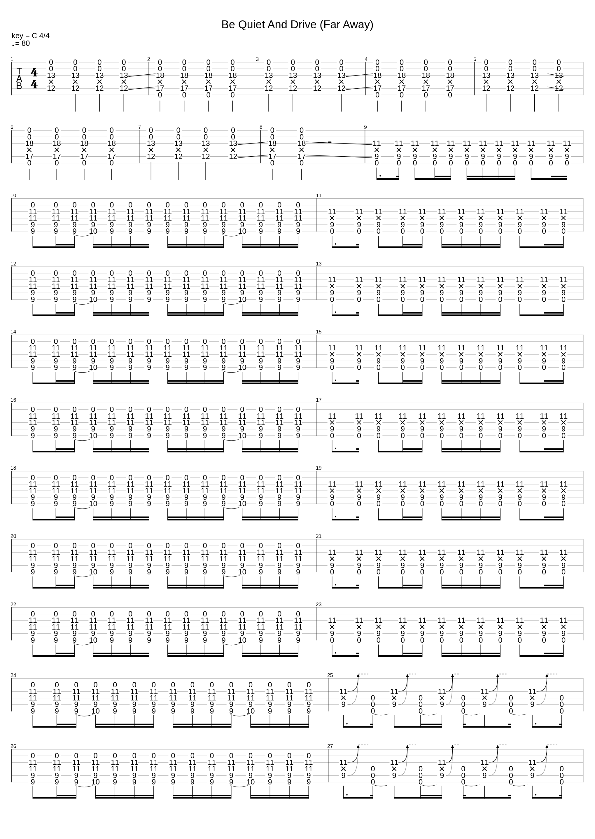 Be Quiet and Drive (Far Away) Drop C_Deftones_1