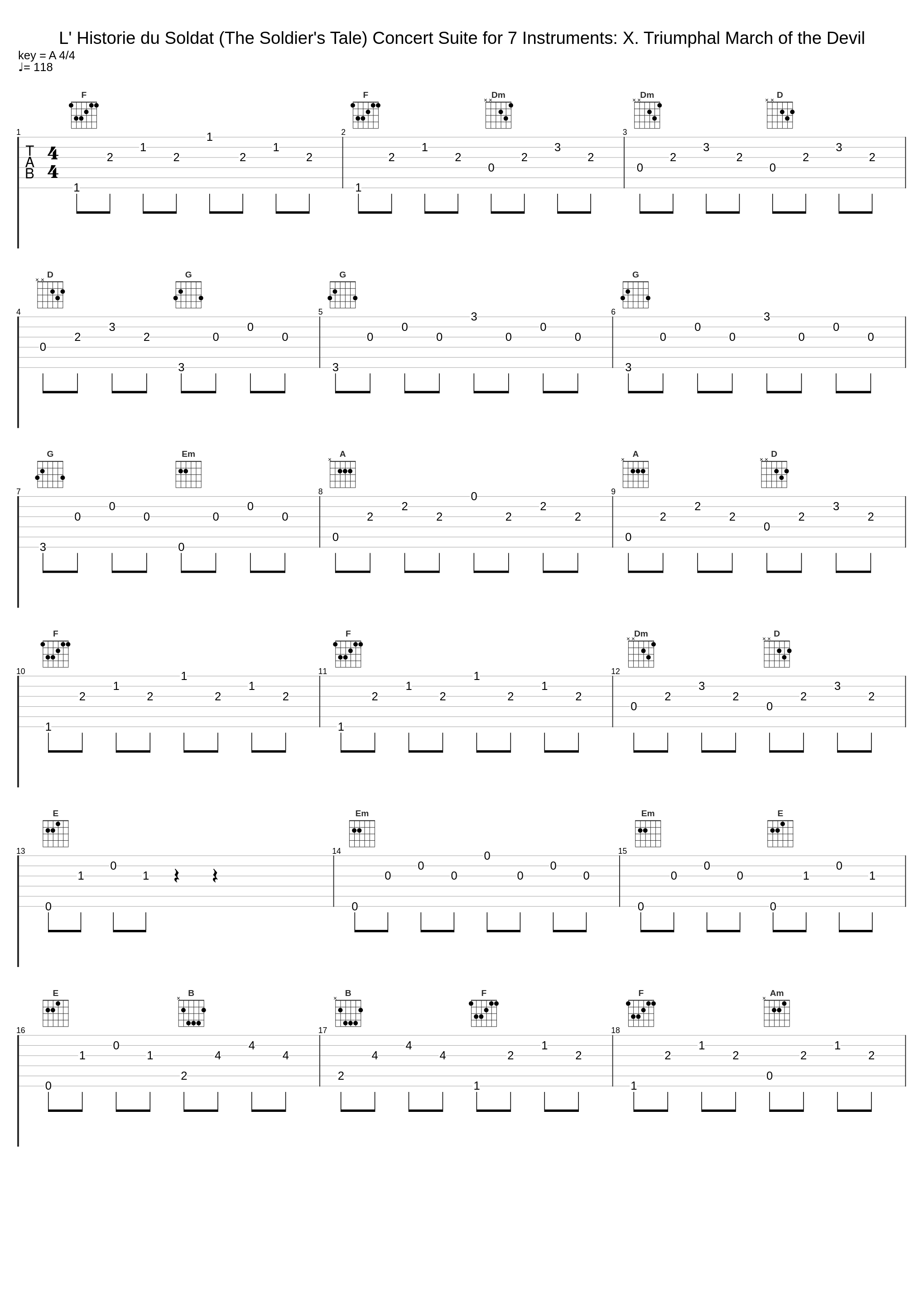 L' Historie du Soldat (The Soldier's Tale) Concert Suite for 7 Instruments: X. Triumphal March of the Devil_Leonard Bernstein_1