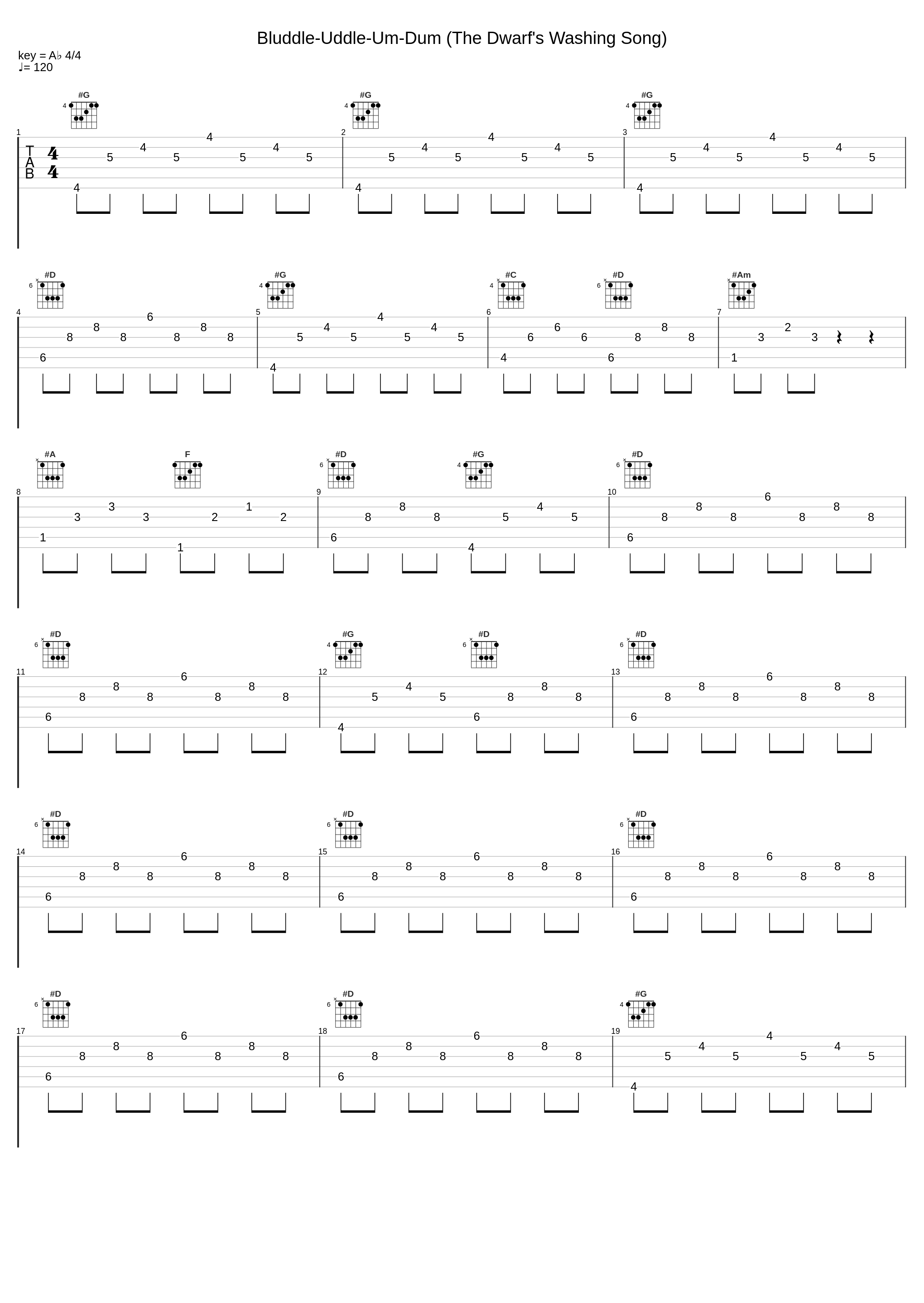 Bluddle-Uddle-Um-Dum (The Dwarf's Washing Song)_郎朗_1