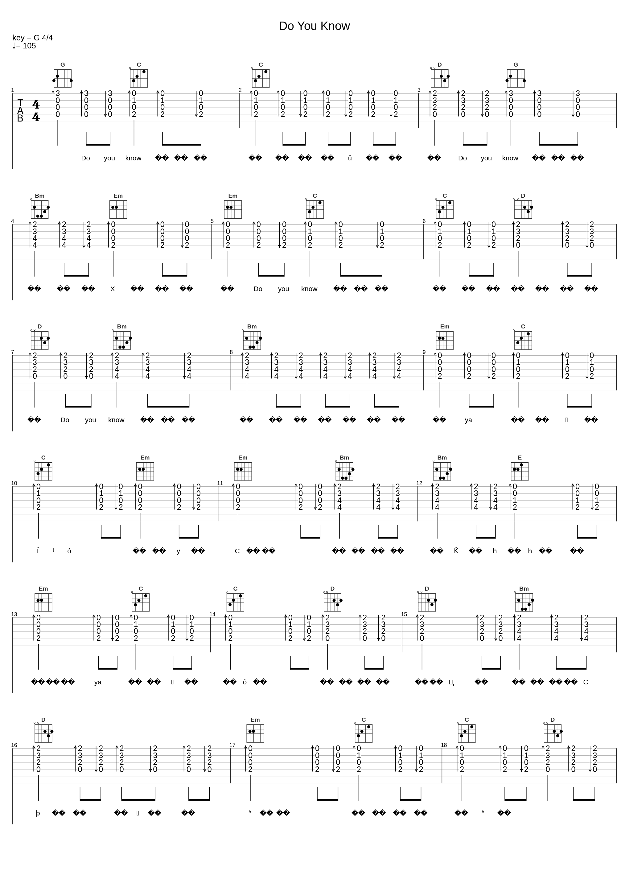 Do You Know_林奕匡_1