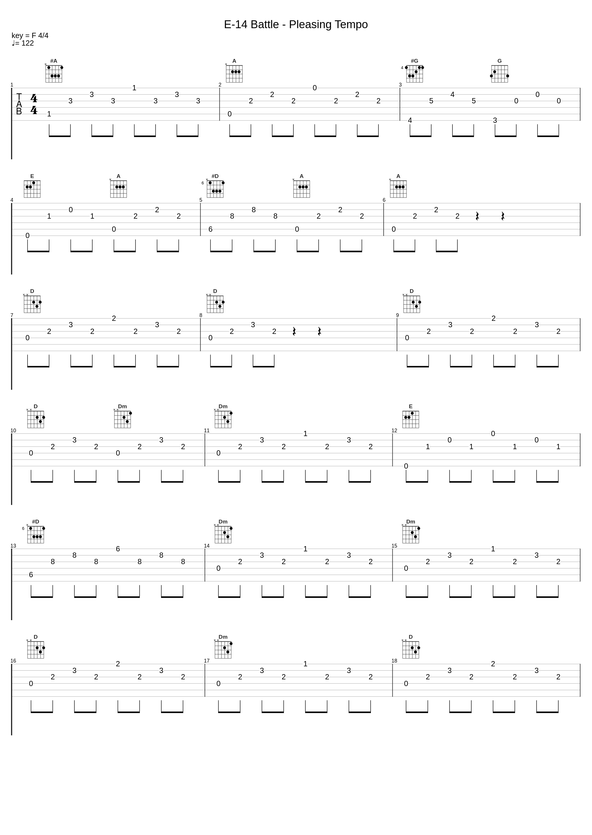 E-14 Battle - Pleasing Tempo_鹭巣诗郎_1