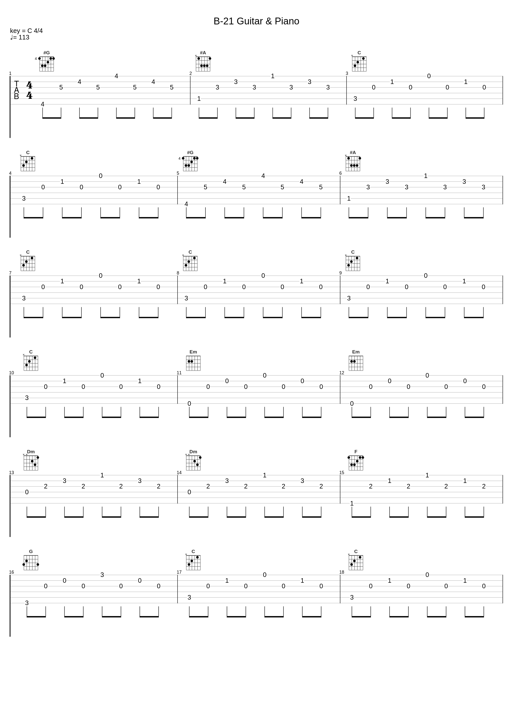 B-21 Guitar & Piano_鹭巣诗郎_1