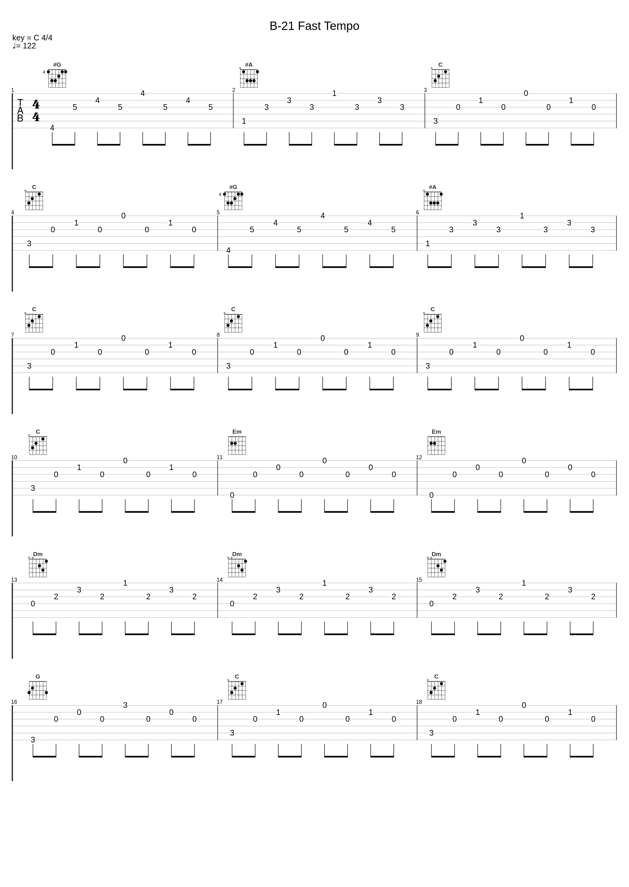 B-21 Fast Tempo_鹭巣诗郎_1