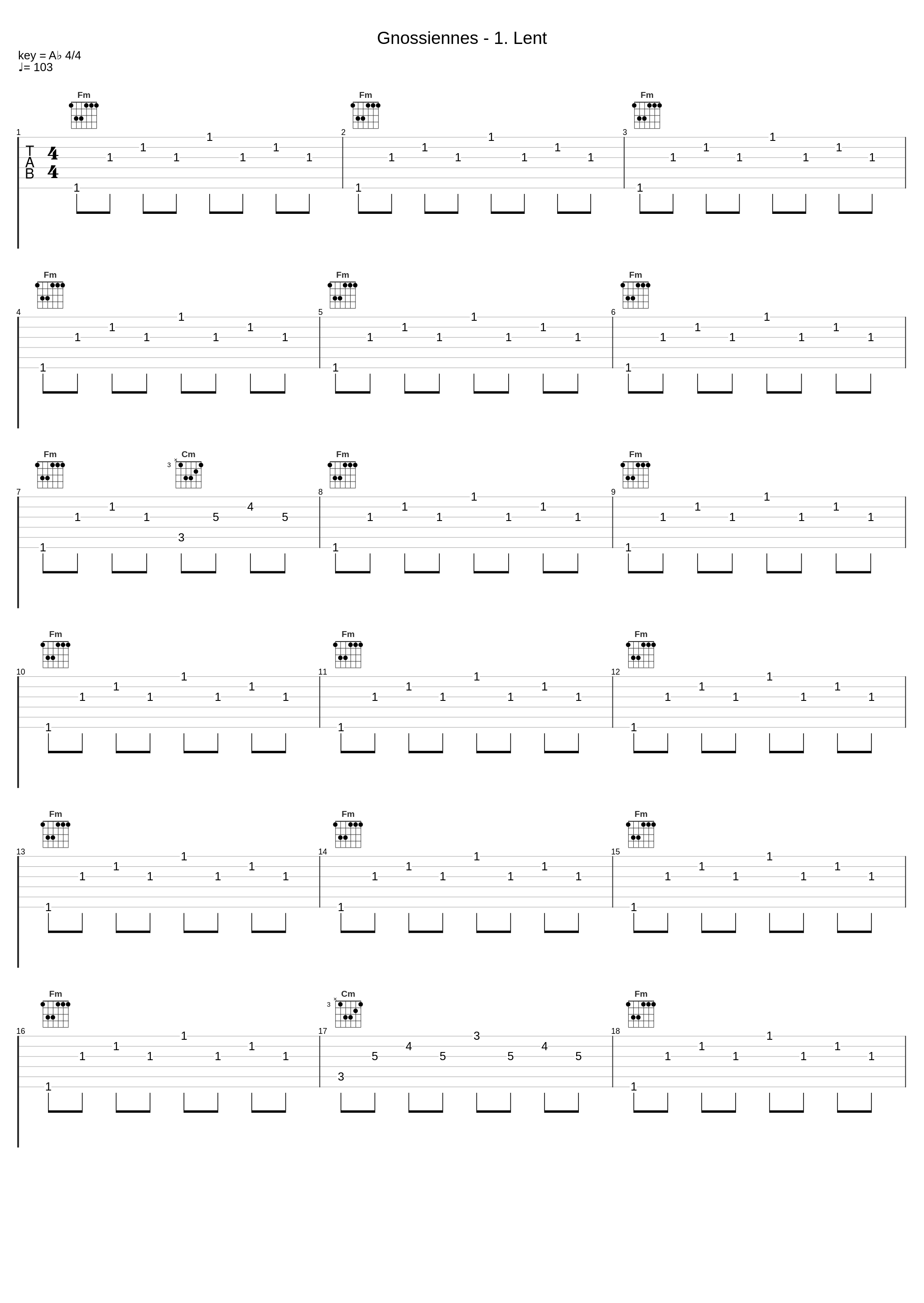 Gnossiennes - 1. Lent_郎朗_1