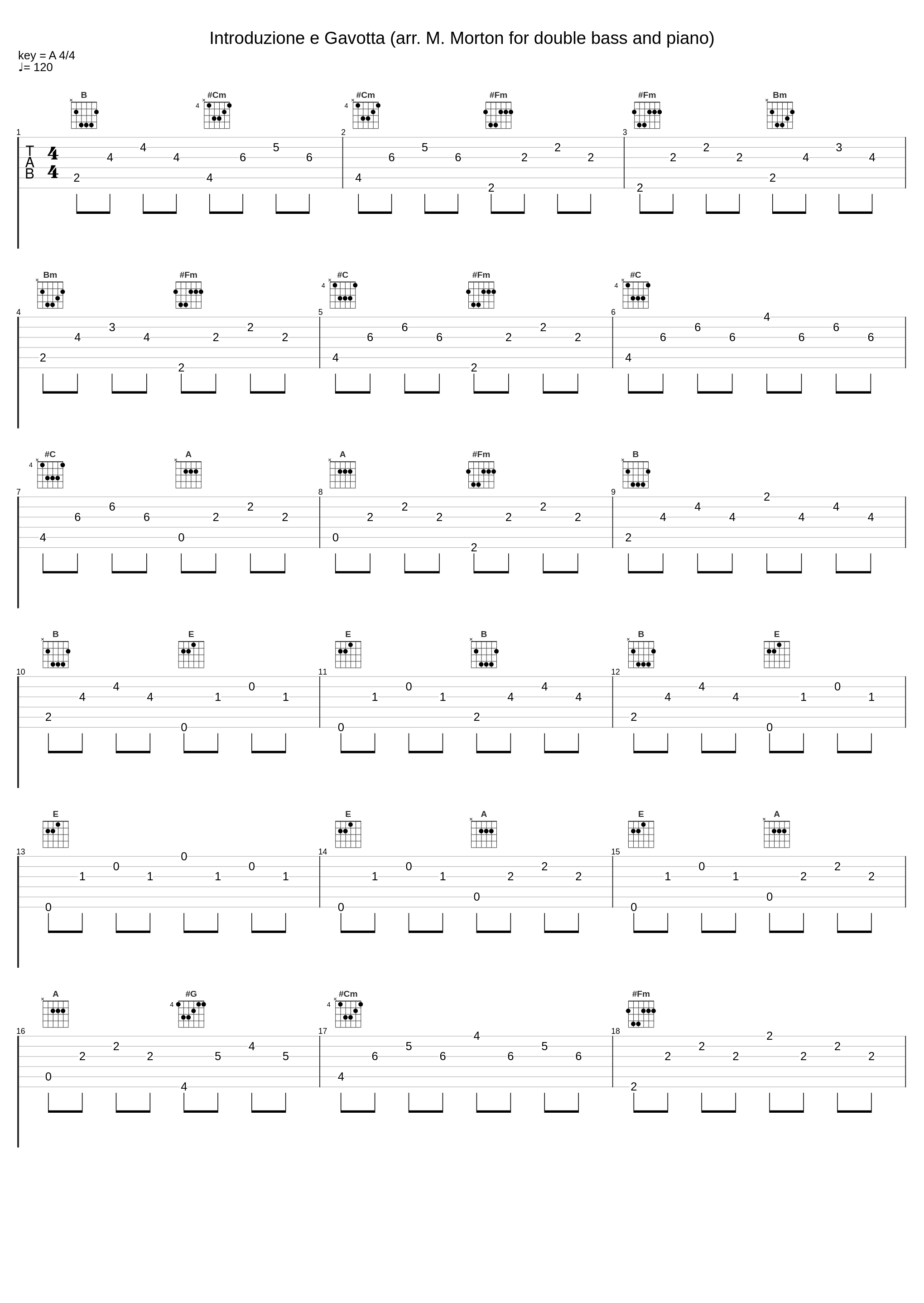 Introduzione e Gavotta (arr. M. Morton for double bass and piano)_Mark Morton_1