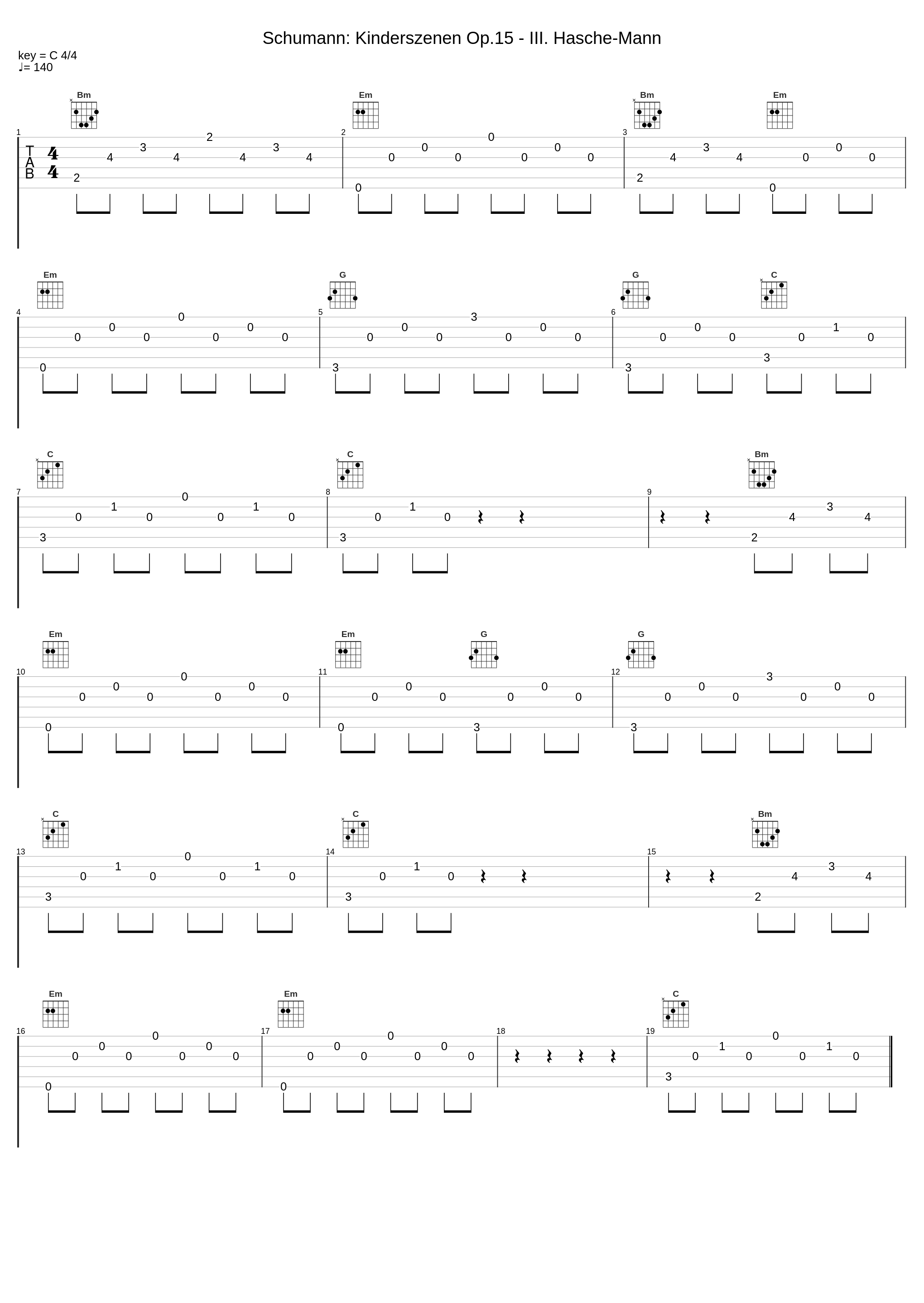 Schumann: Kinderszenen Op.15 - III. Hasche-Mann_Robert Schumann_1